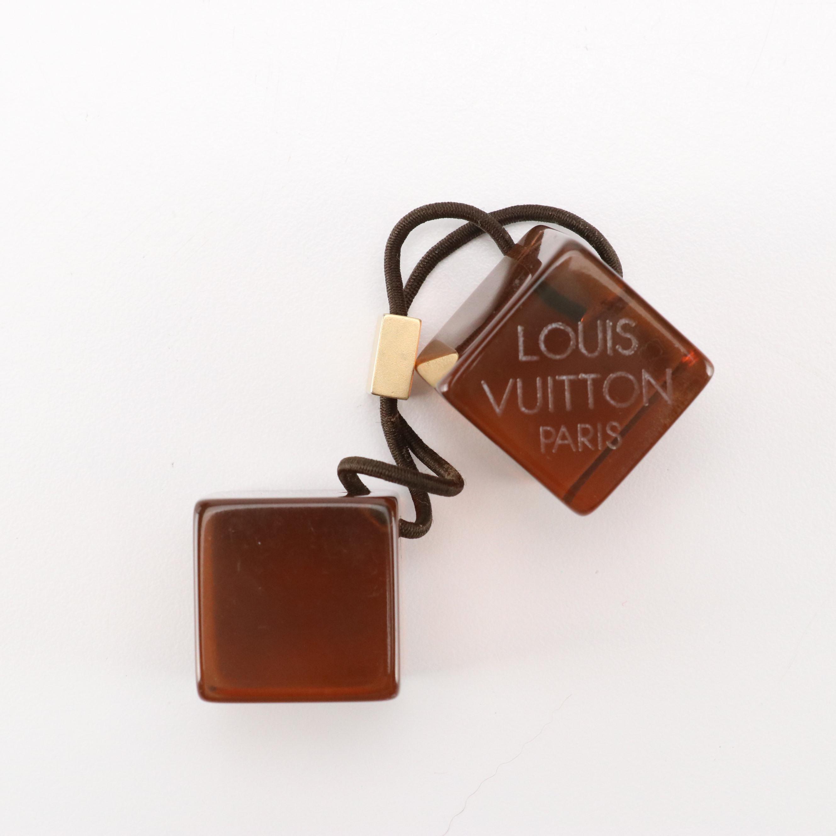Louis Vuitton Acrylic Dice Hair Tie