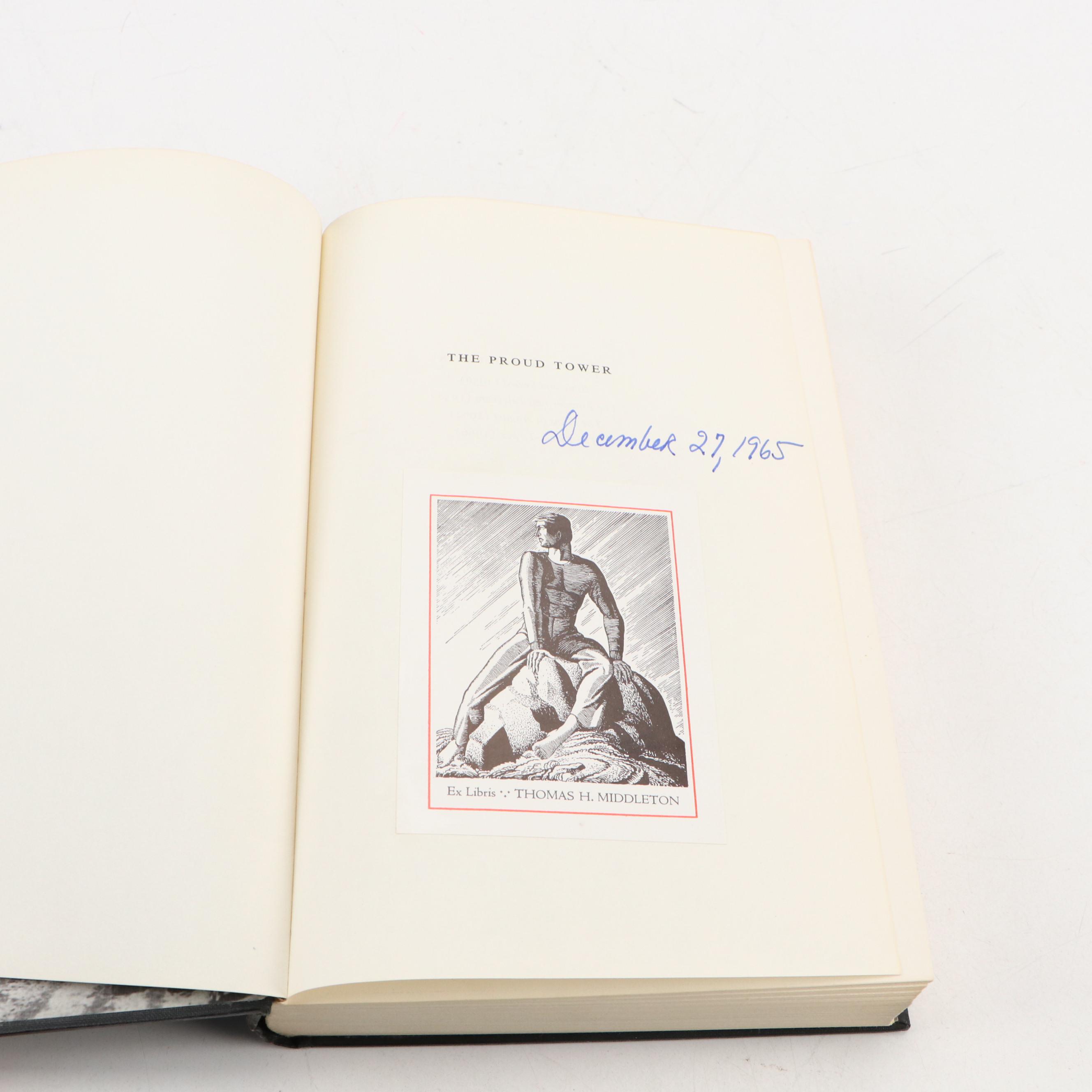 First Printing "The Proud Tower" by Barbara W. Tuchman and More Nonfiction Books