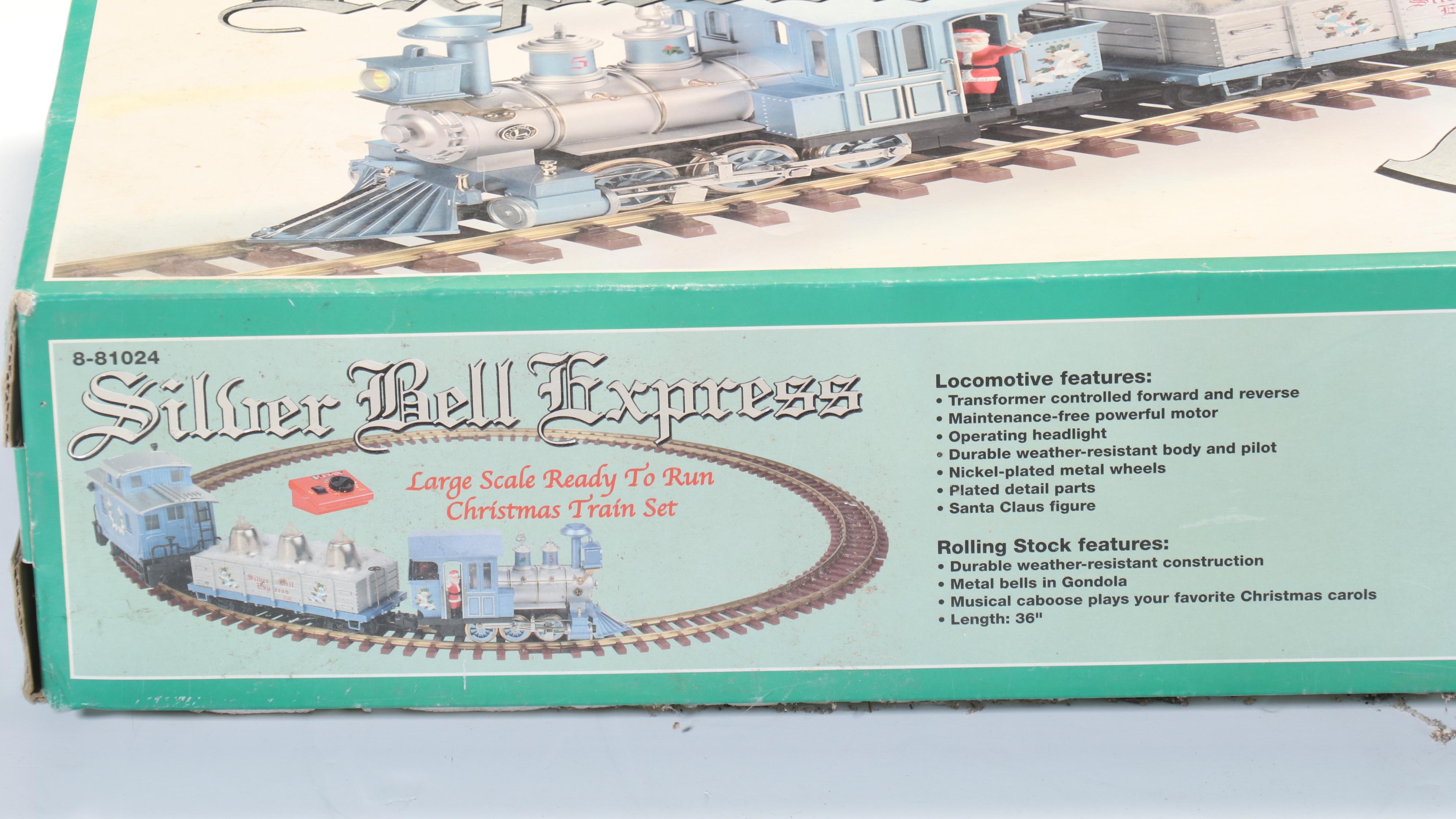 Lionel Silver Bell Express Christmas Train Set, Early 21 Century