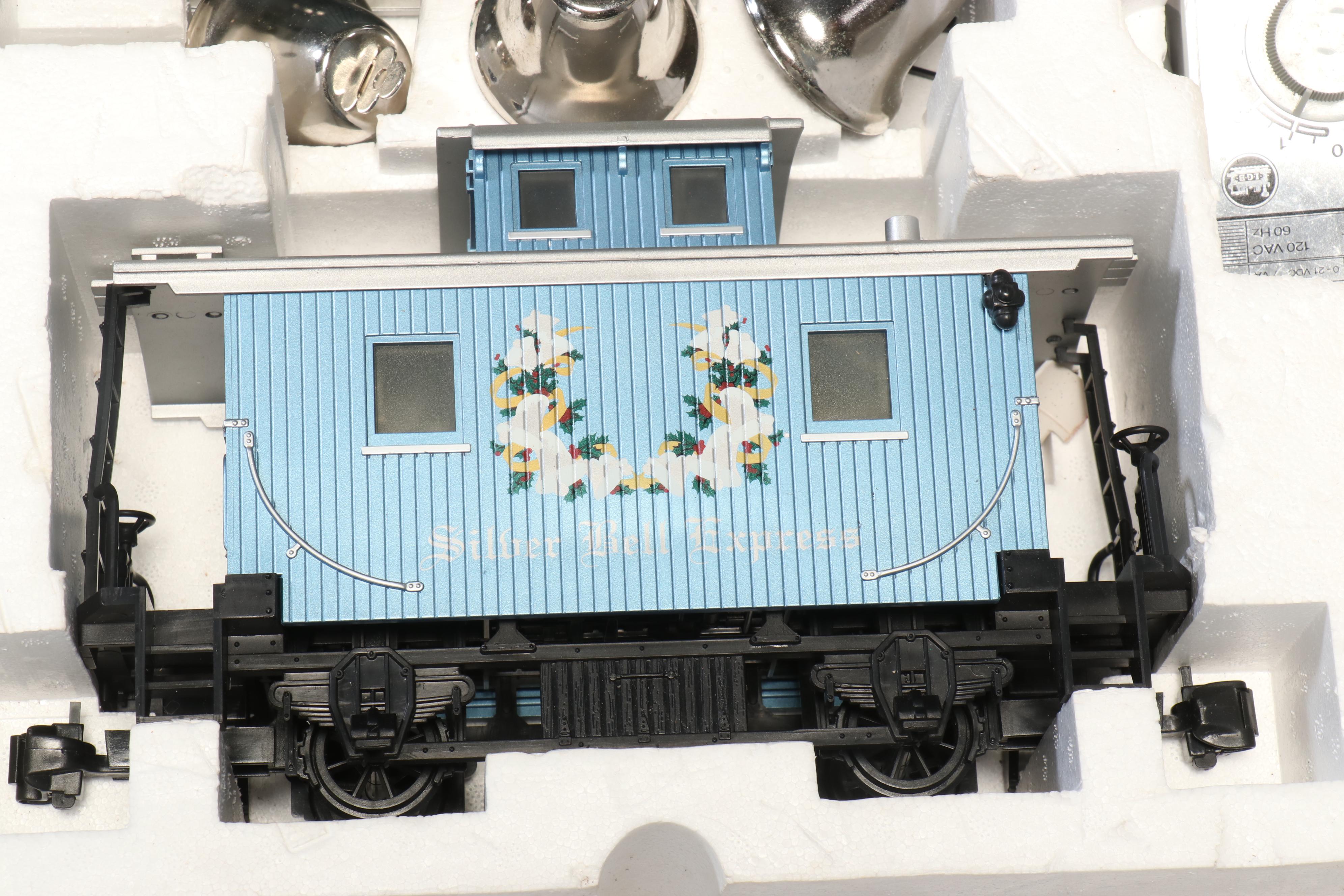 Lionel Silver Bell Express Christmas Train Set, Early 21 Century