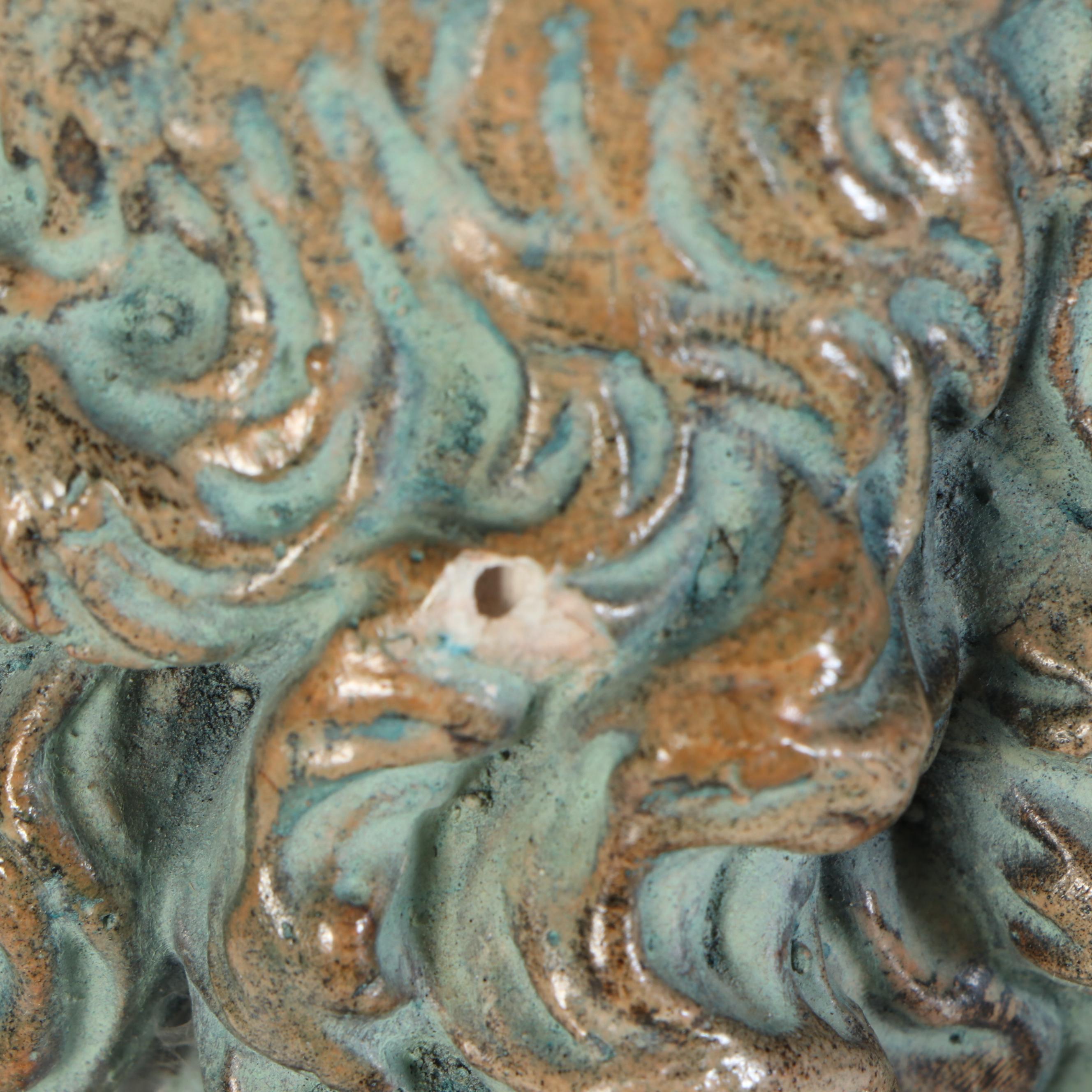 Patinated Cast Plaster Bust of Lucius Verus