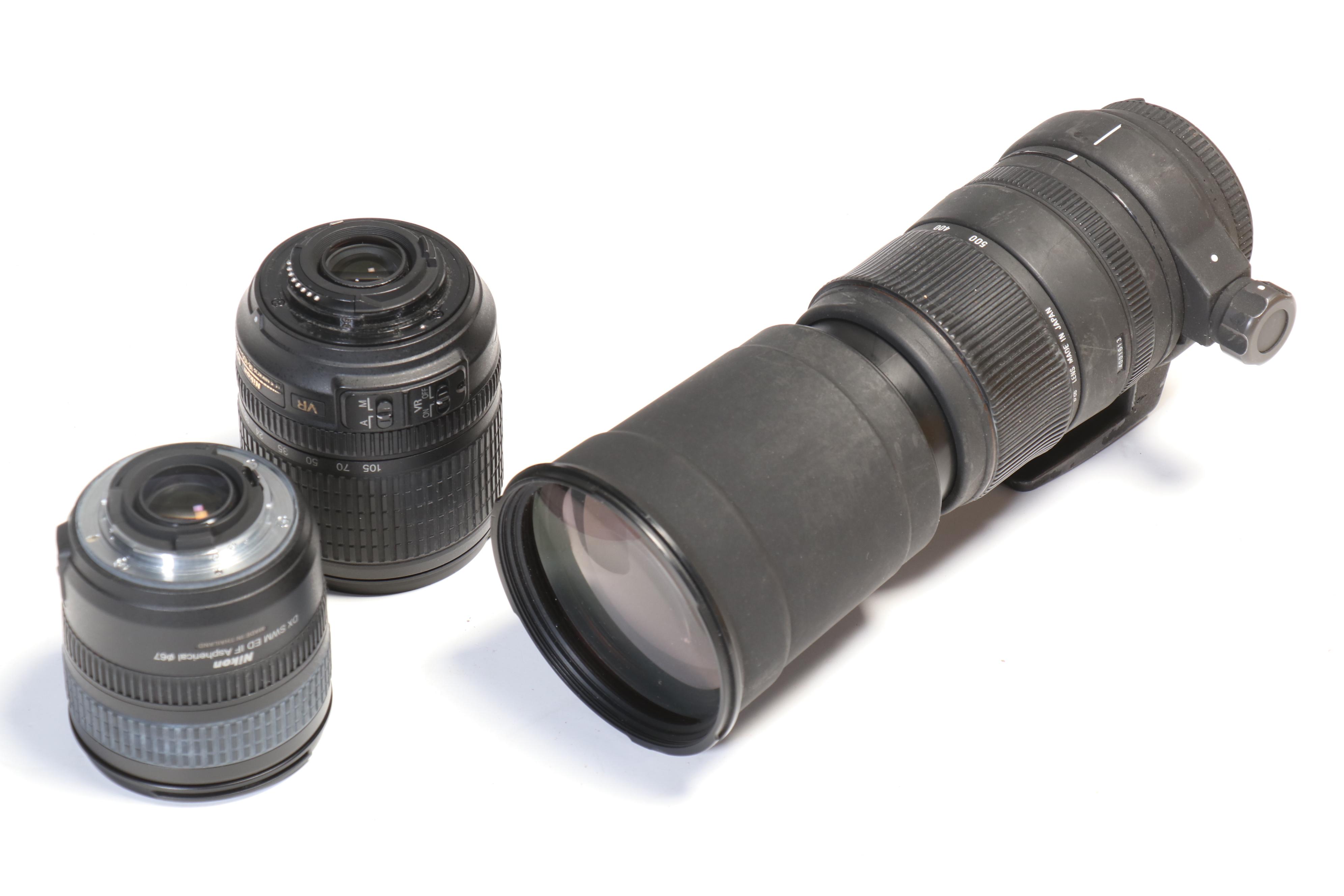 Nikon Camera Lens, JVC Handheld Camcorder, and More Camera Accessories