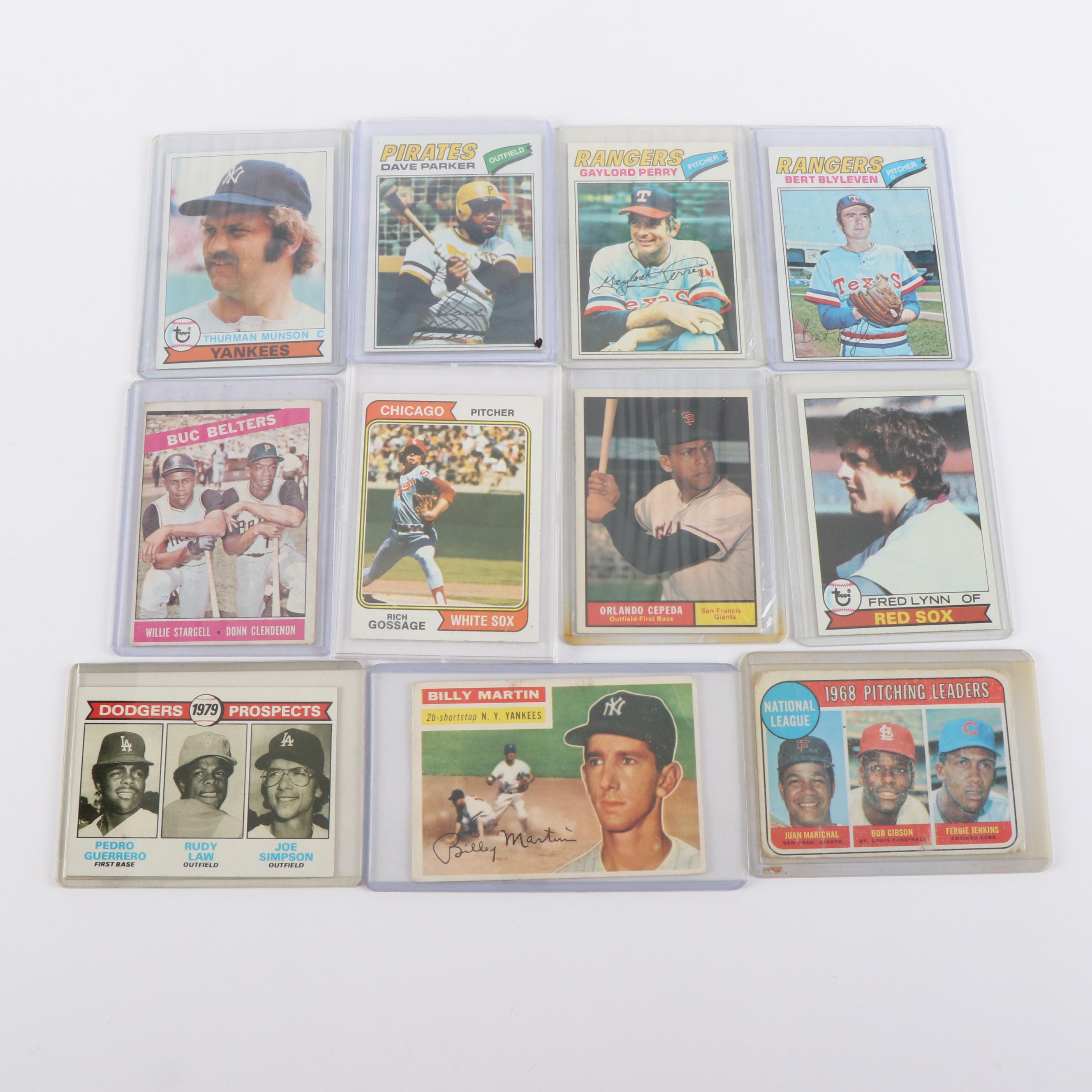 500+ Mix Era 1950's - 90's with HOF's Ryan, Brett, Seaver, Munson, and Gibson
