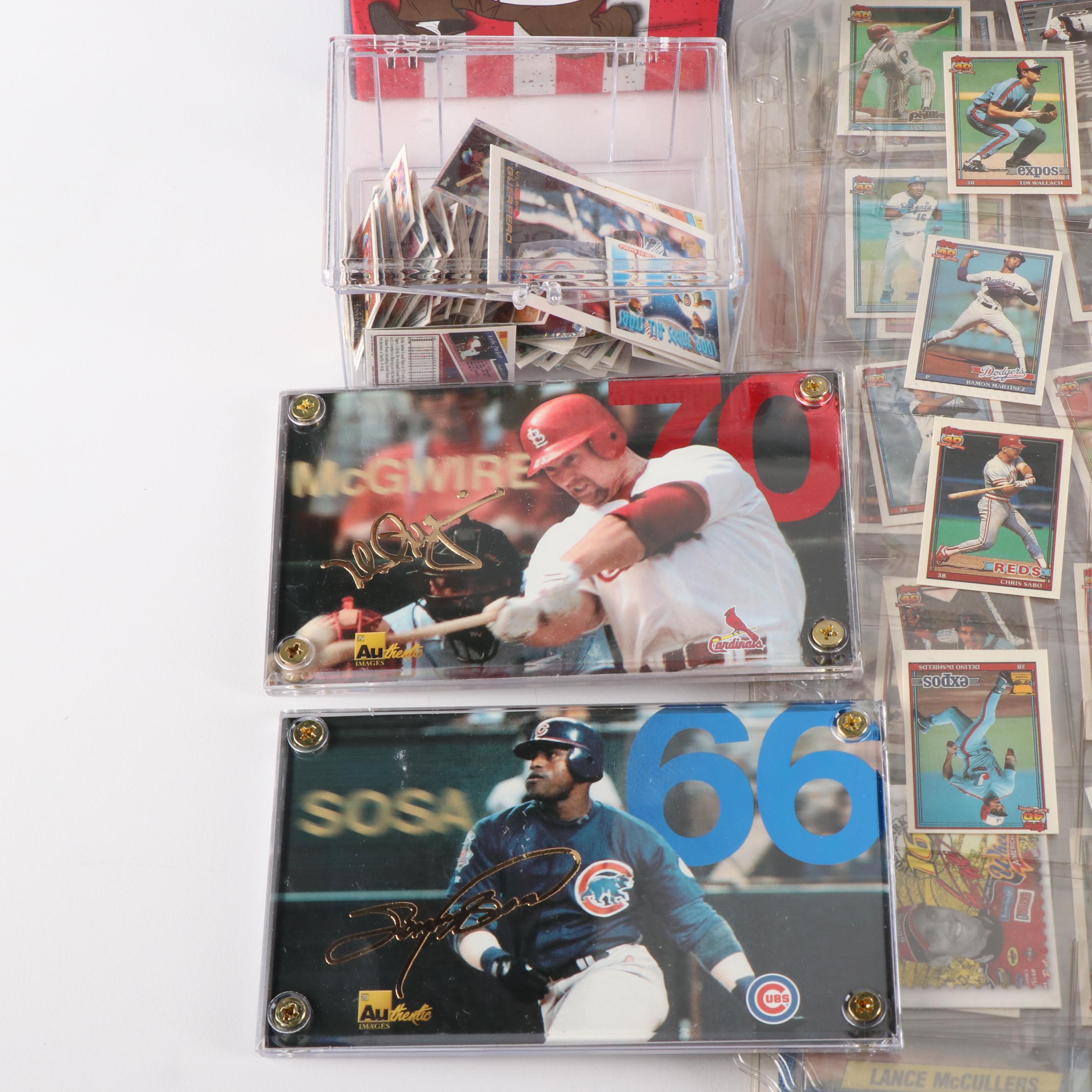 500+ Baseball Card Lot Includes Sosa, McGwire, Griffey Jr, Boggs, and Ryan