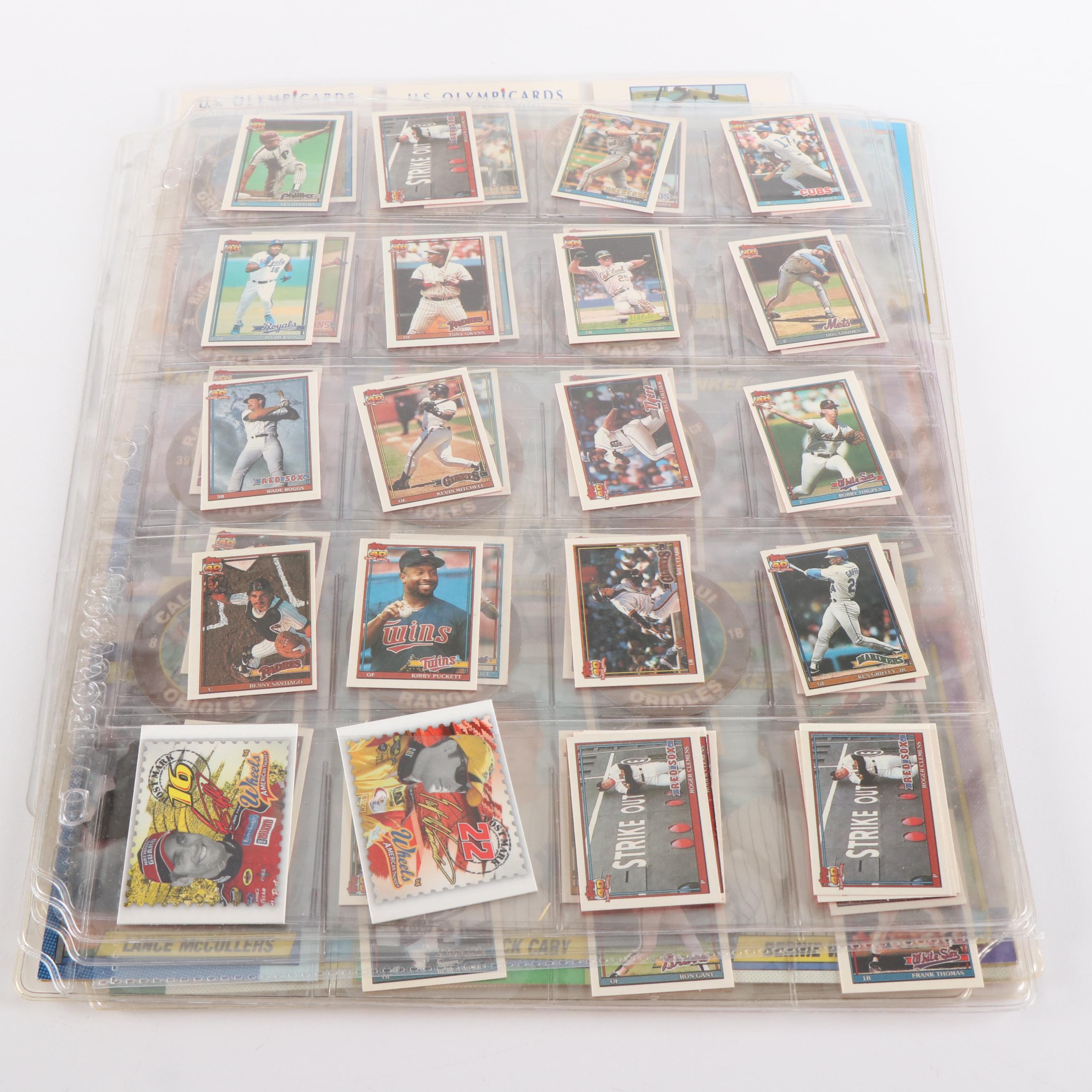 500+ Baseball Card Lot Includes Sosa, McGwire, Griffey Jr, Boggs, and Ryan