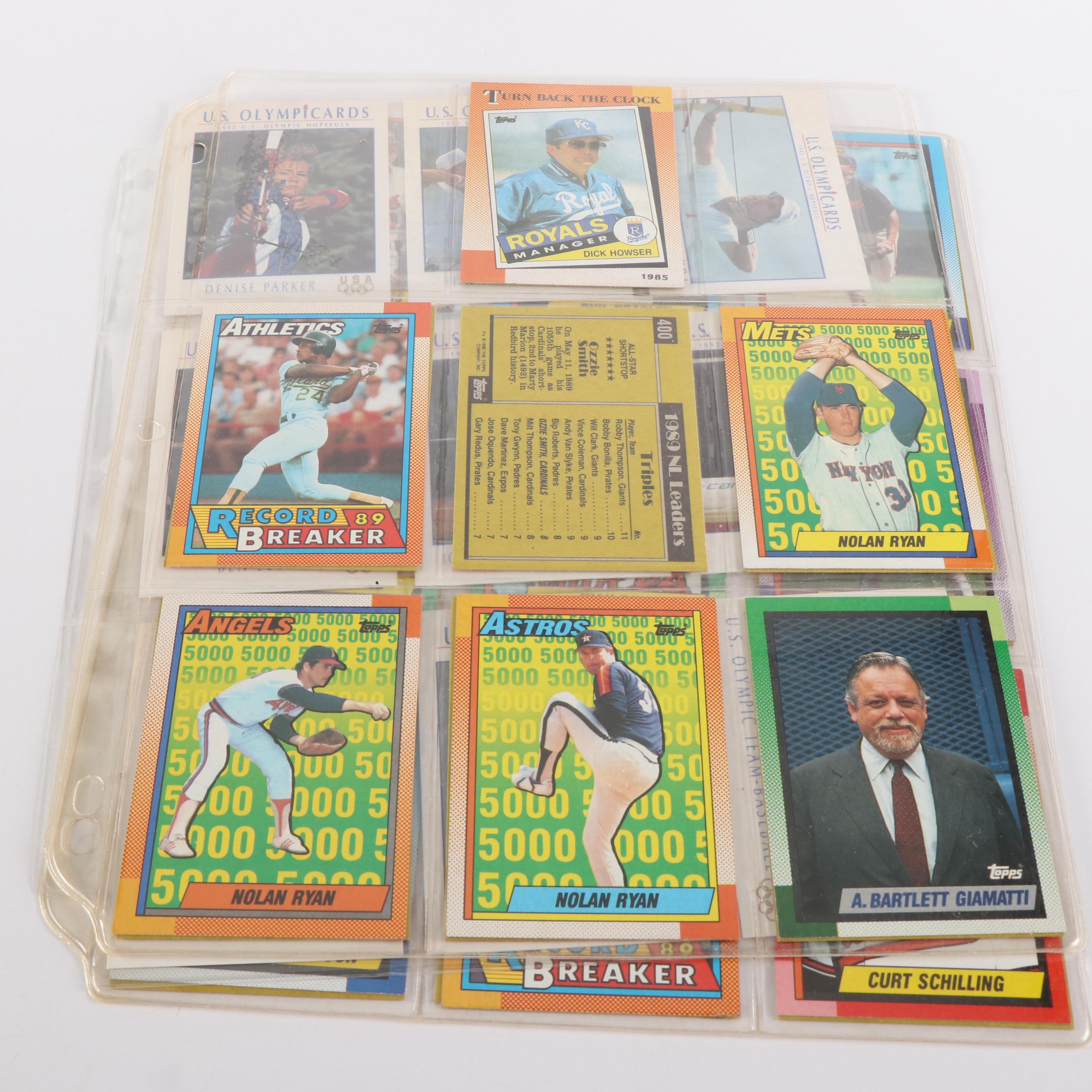 500+ Baseball Card Lot Includes Sosa, McGwire, Griffey Jr, Boggs, and Ryan