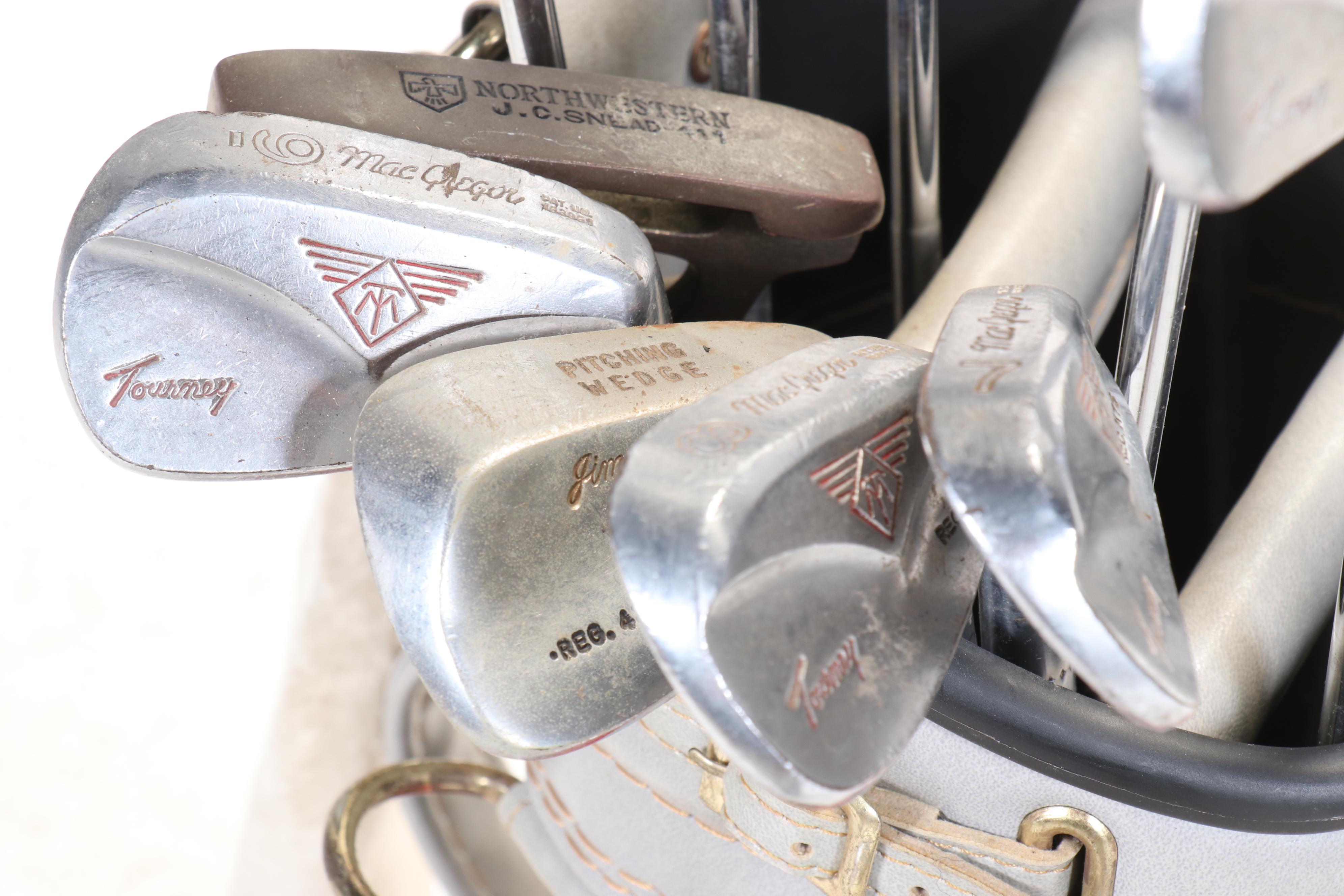 Macgregor "Tourney" Golf Club Set with Golden Team Bag