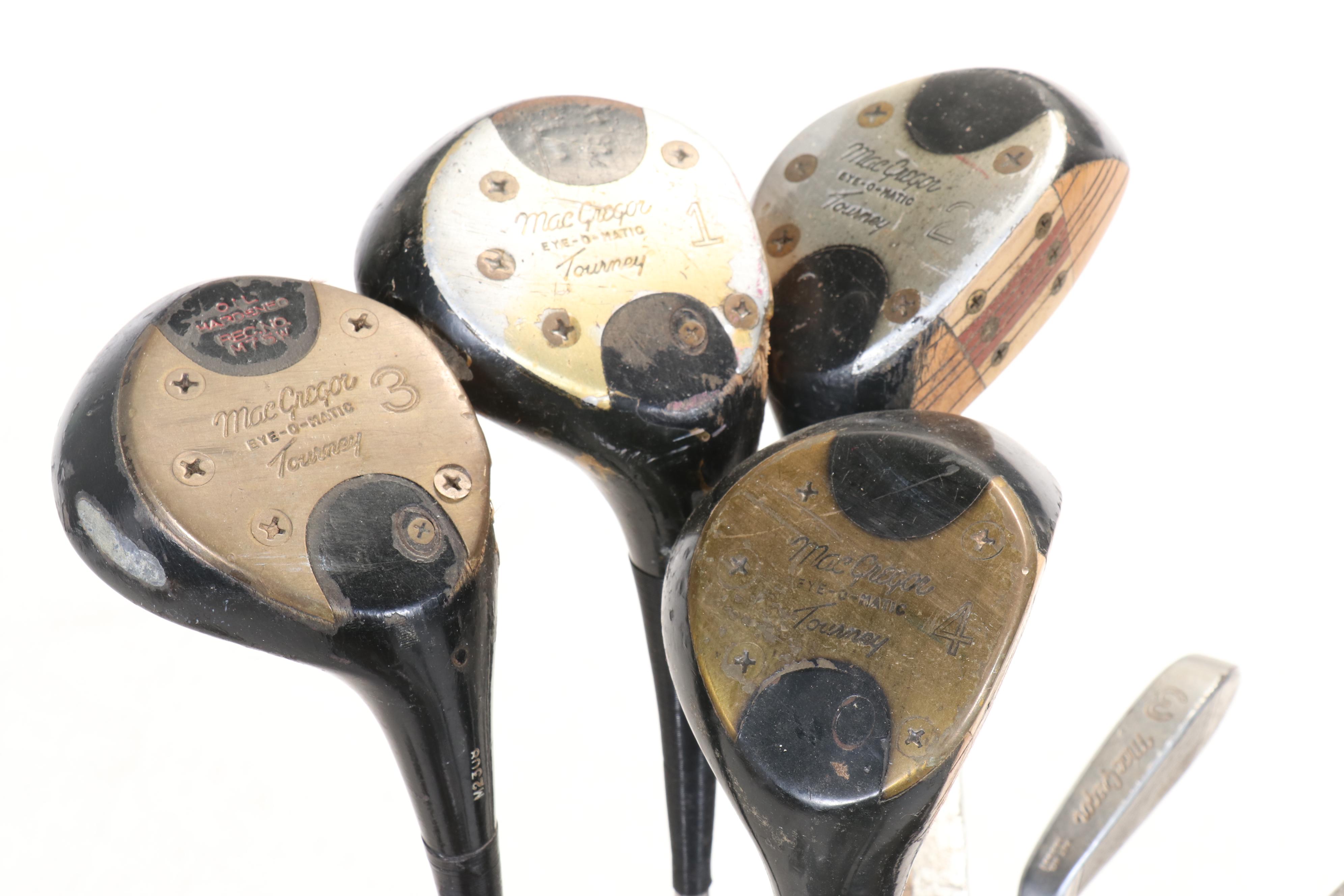 Macgregor "Tourney" Golf Club Set with Golden Team Bag