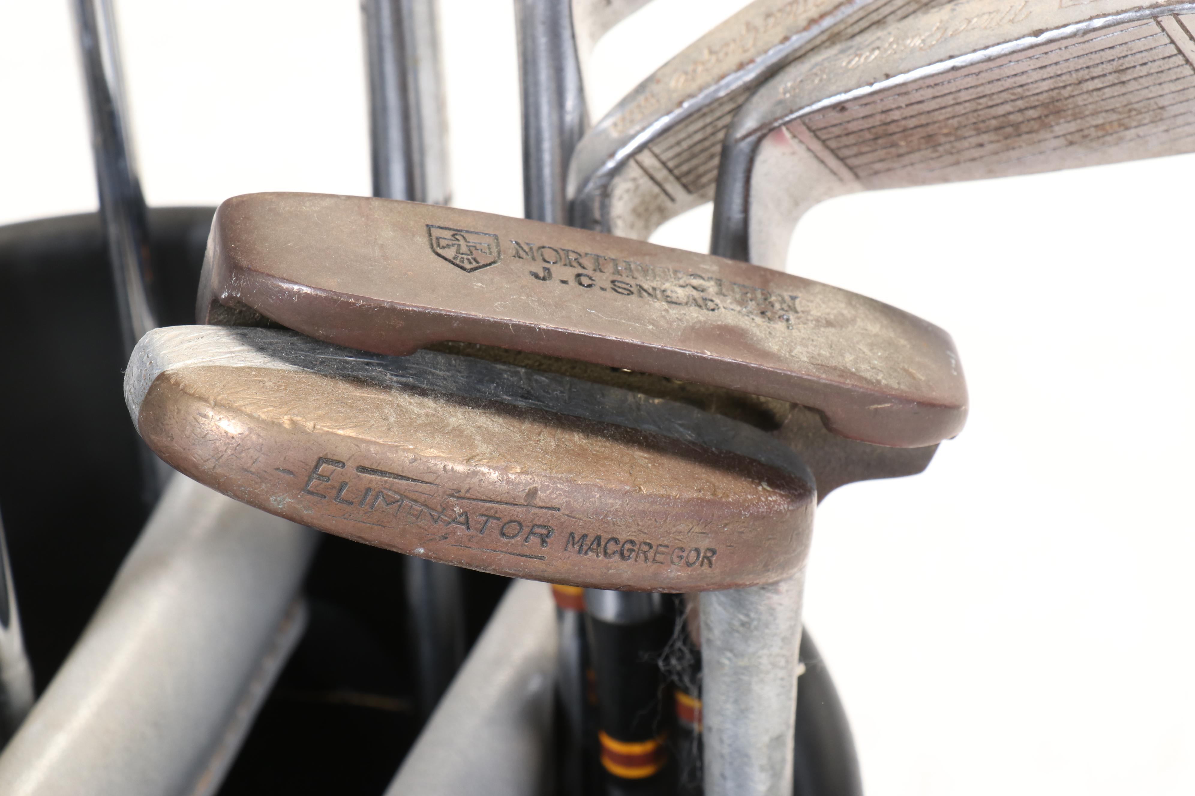 Macgregor "Tourney" Golf Club Set with Golden Team Bag