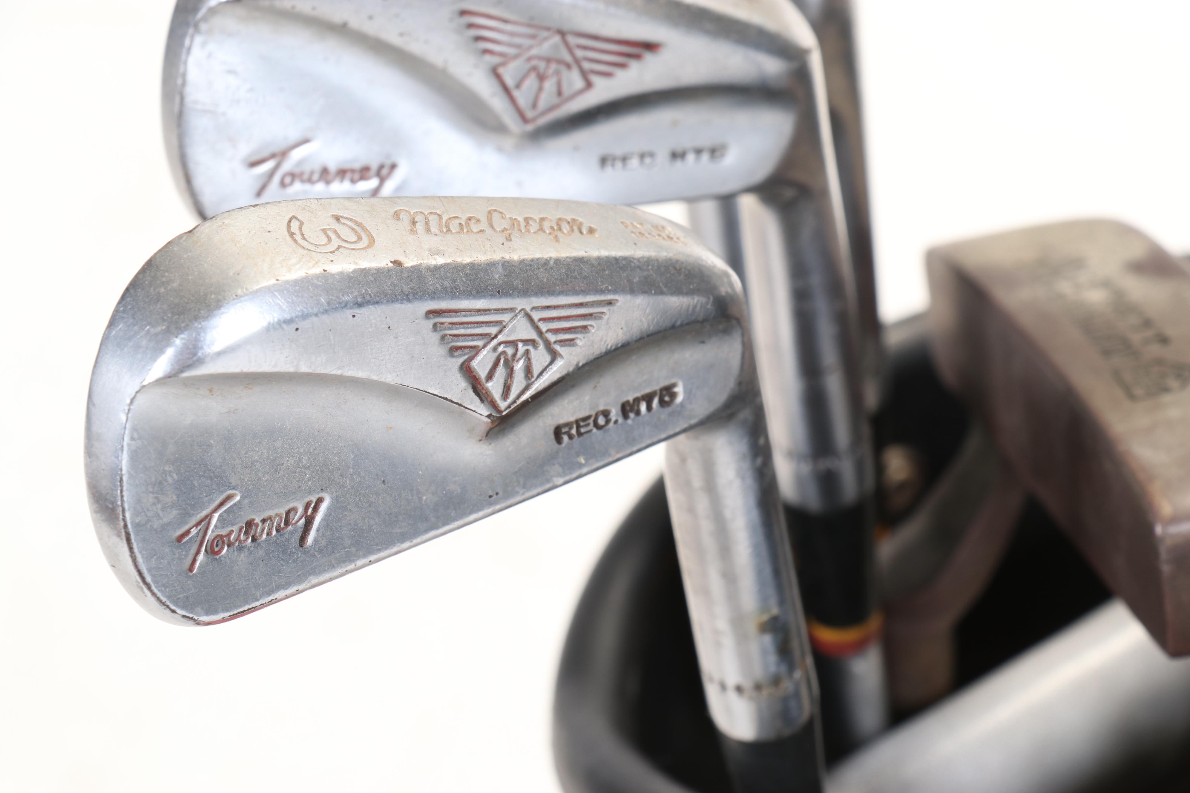 Macgregor "Tourney" Golf Club Set with Golden Team Bag