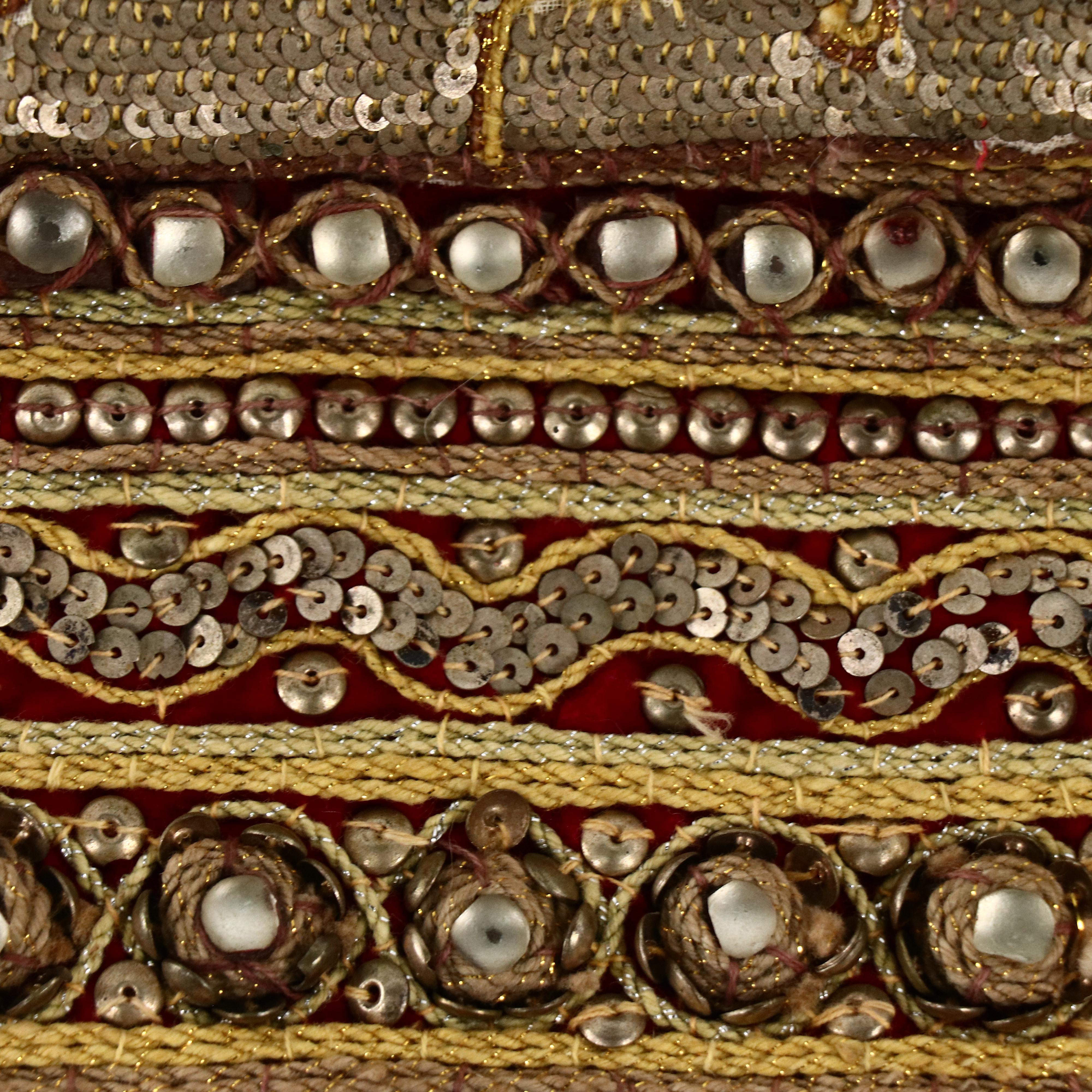 Burmese Hand-Embroidered Kalaga, 20th Century