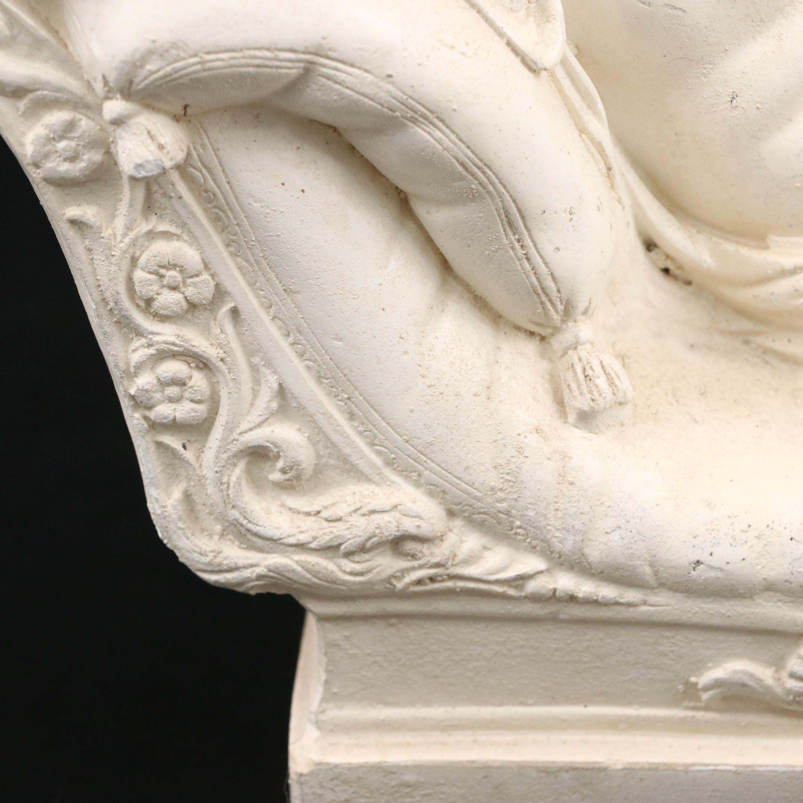 Sphinx Pen Holder with Venus Victrix and Dying Gaul Reproduction Sculptures