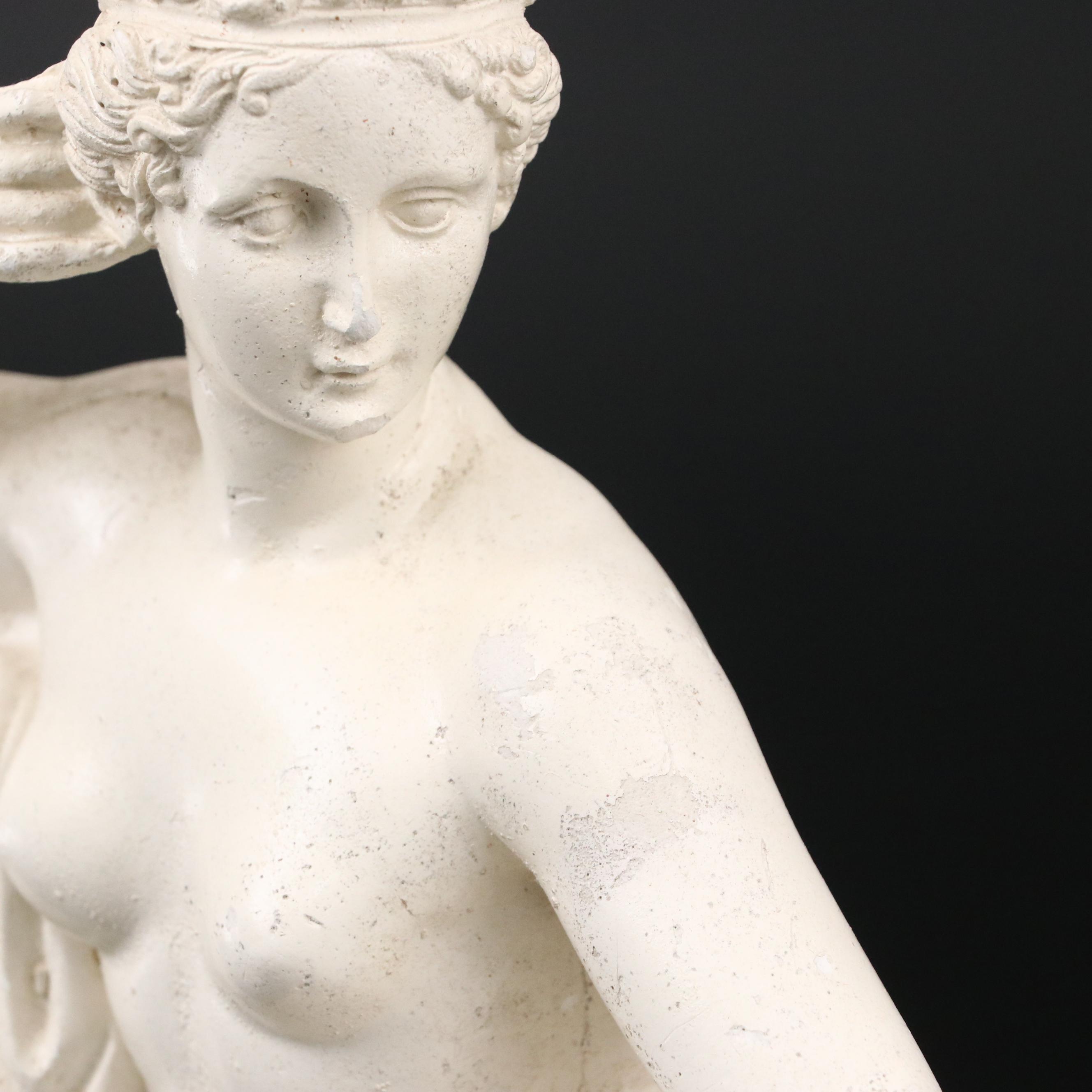 Sphinx Pen Holder with Venus Victrix and Dying Gaul Reproduction Sculptures