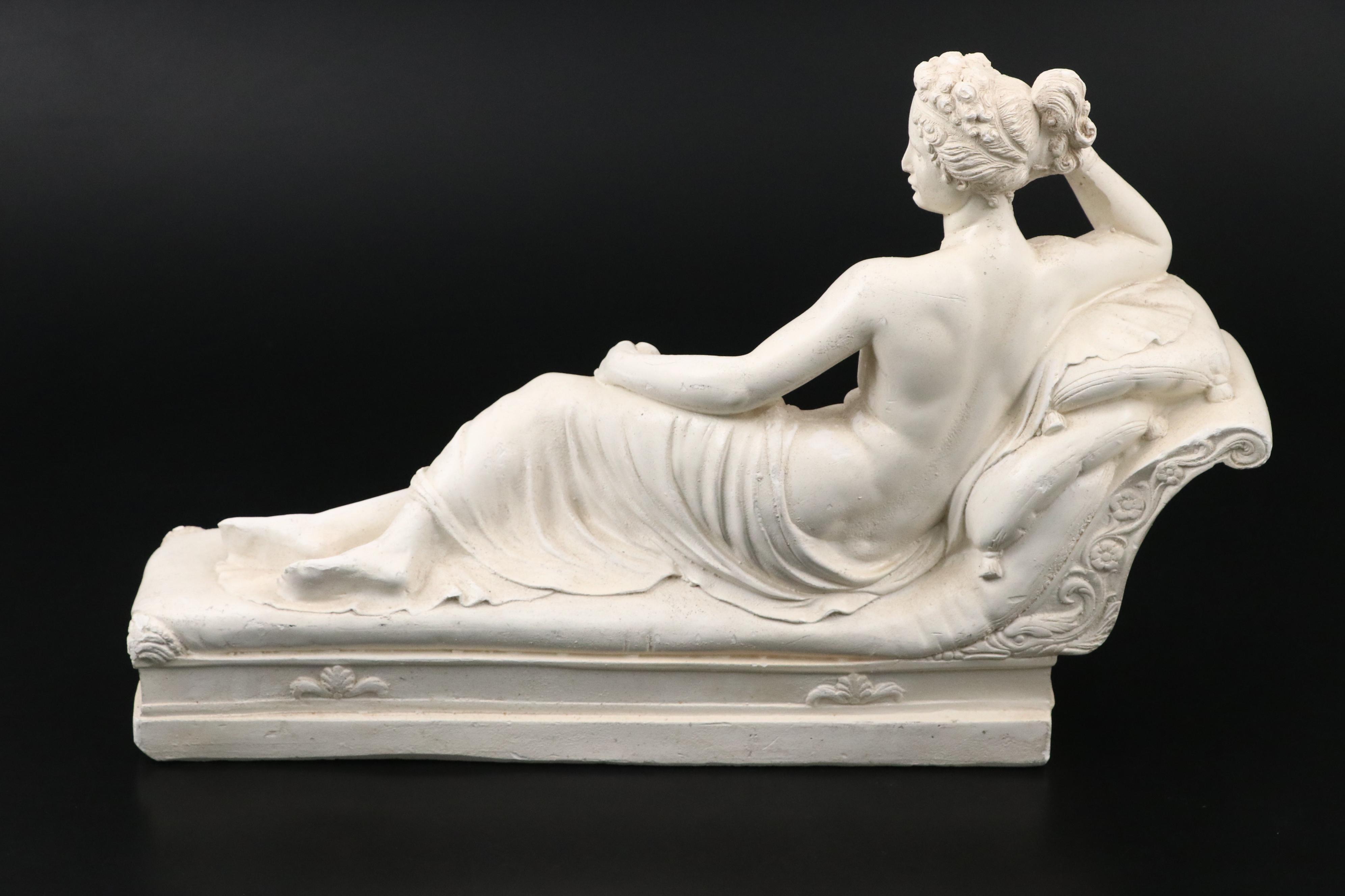 Sphinx Pen Holder with Venus Victrix and Dying Gaul Reproduction Sculptures