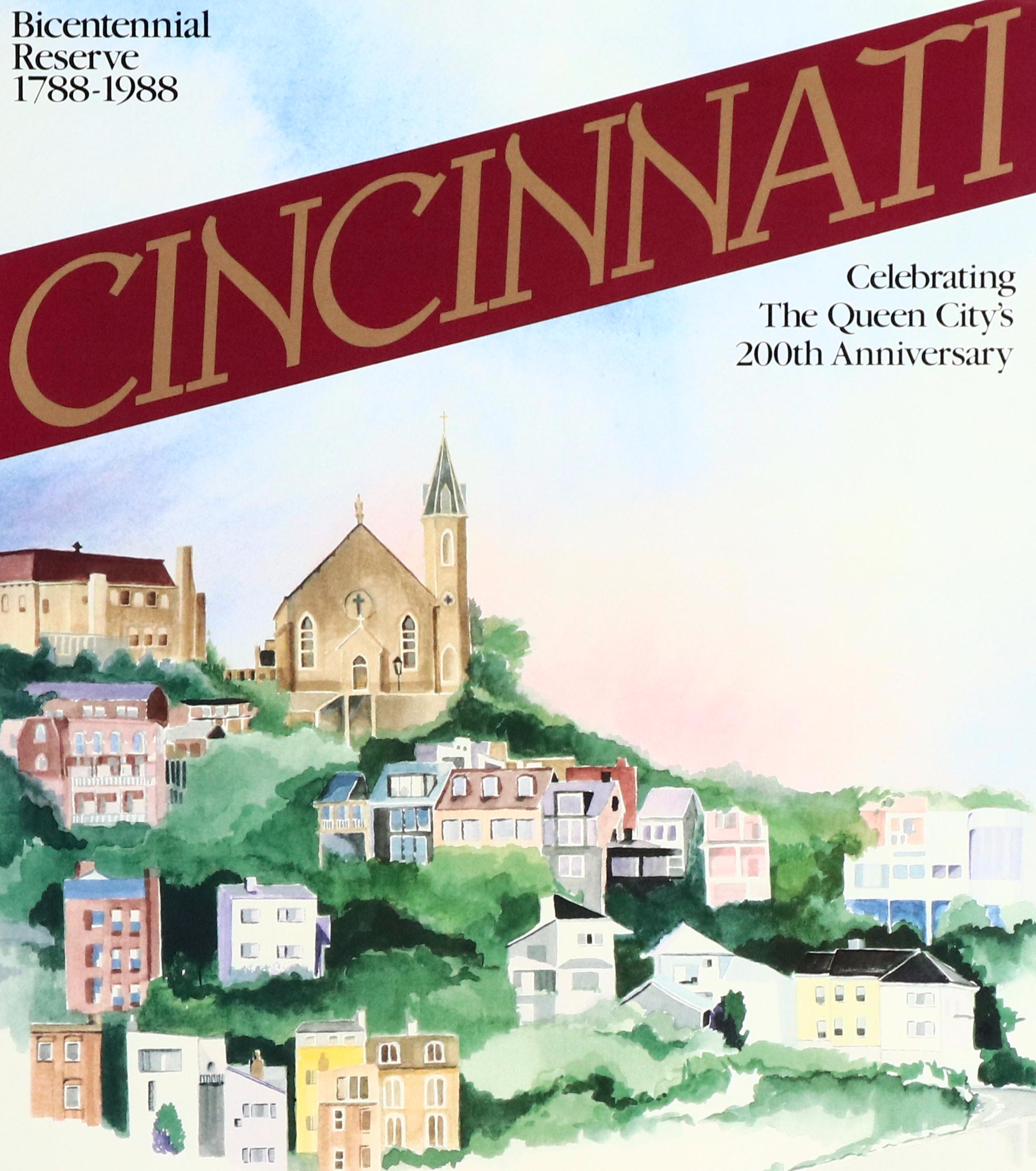 Cincinnati Bicentennial Reserve Wine Posters, 1988