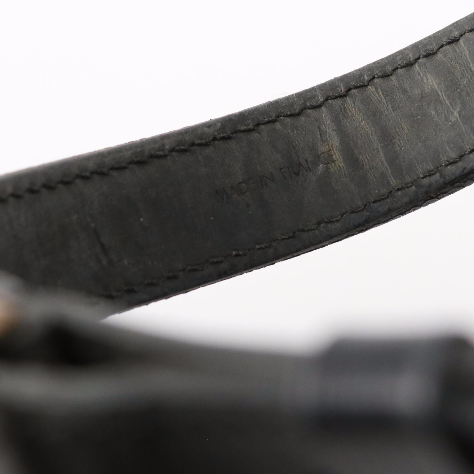 Louis Vuitton Noé Drawstring Bucket Bag in Black Epi Leather