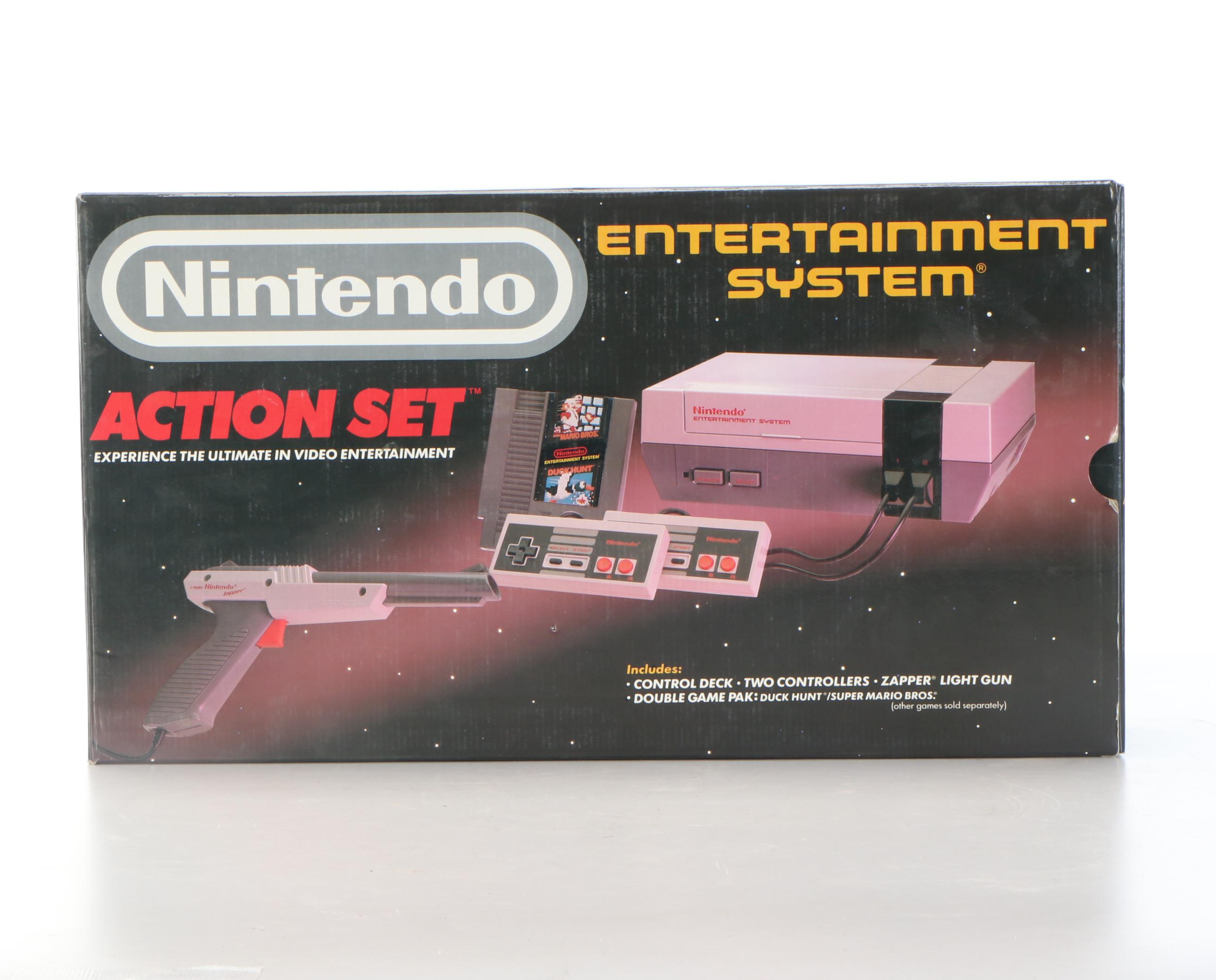 Nintendo Entertainment System Action Set, Advantage Controller and Games