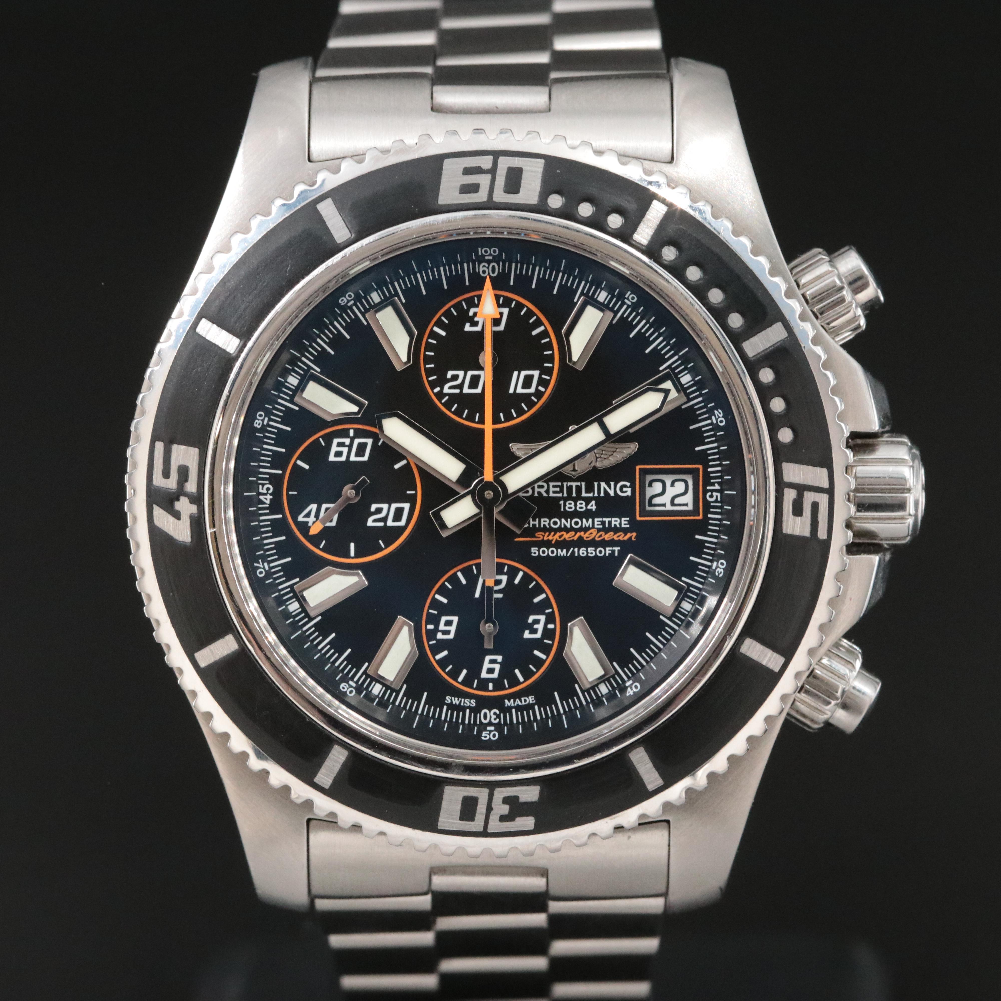 Breitling Superocean 500m Automatic Chronograph Watch