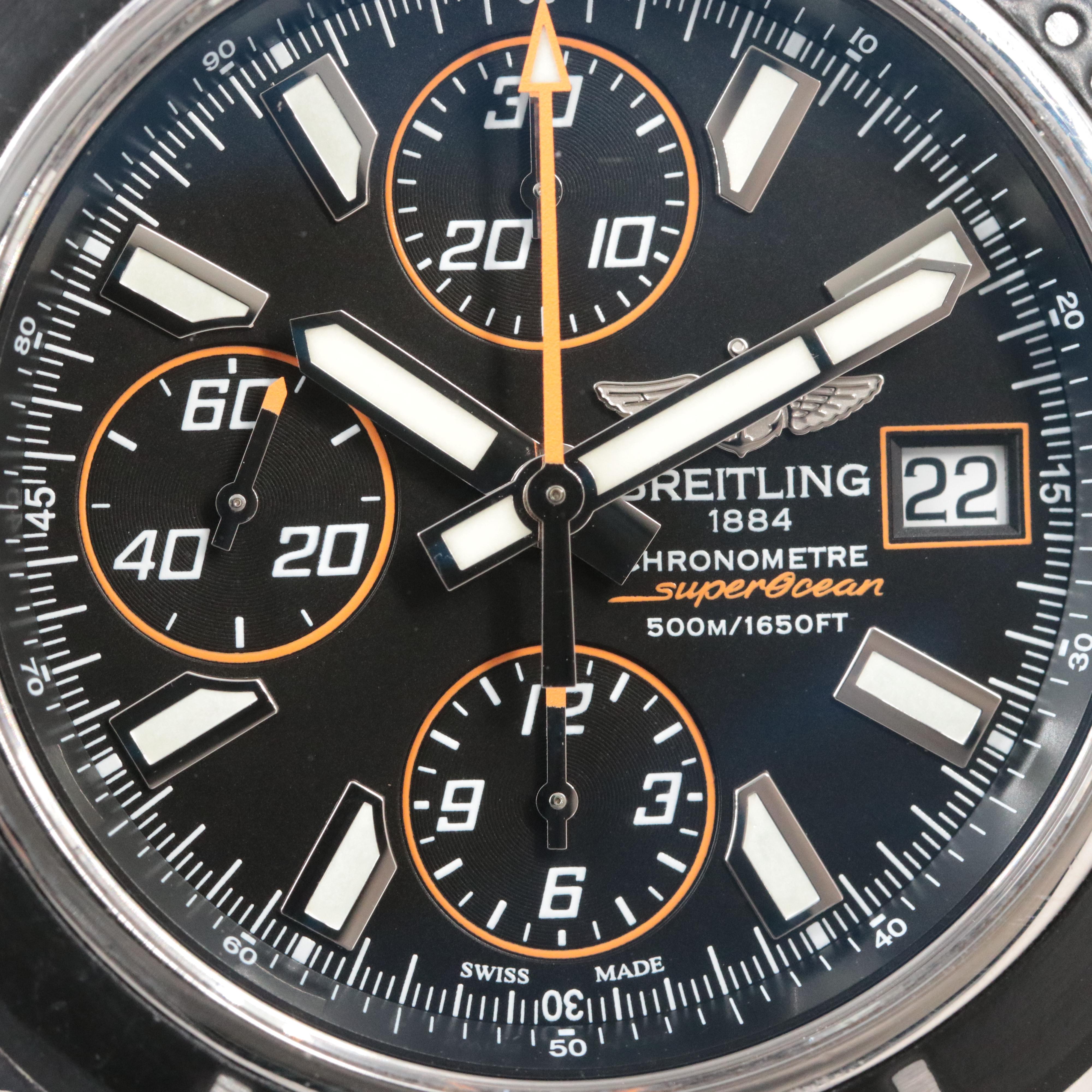 Breitling Superocean 500m Automatic Chronograph Watch