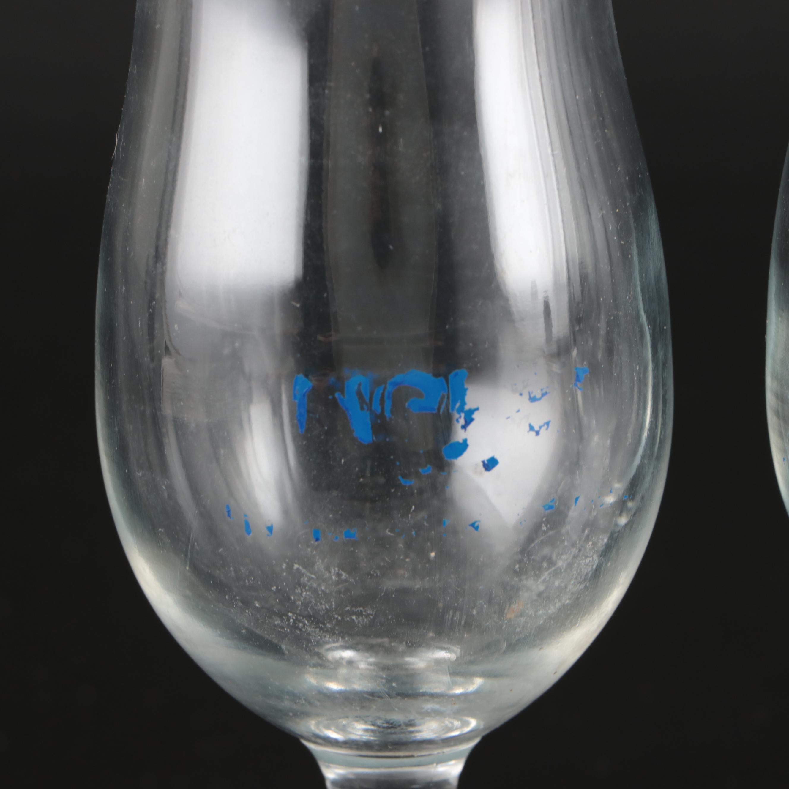 Hurricane Glasses with Other Glass Iced Tea and Goblets