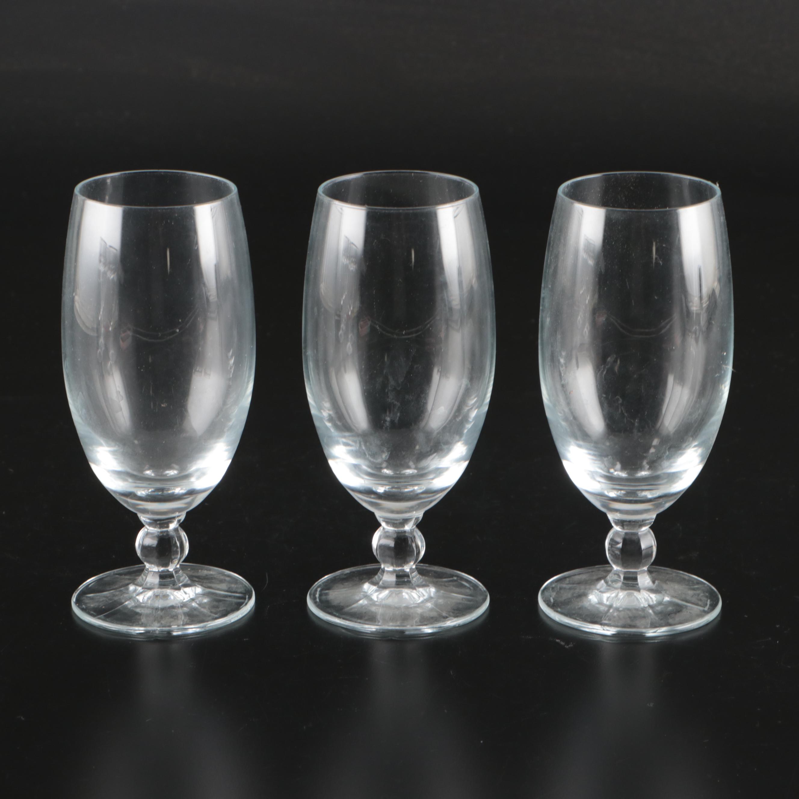 Hurricane Glasses with Other Glass Iced Tea and Goblets