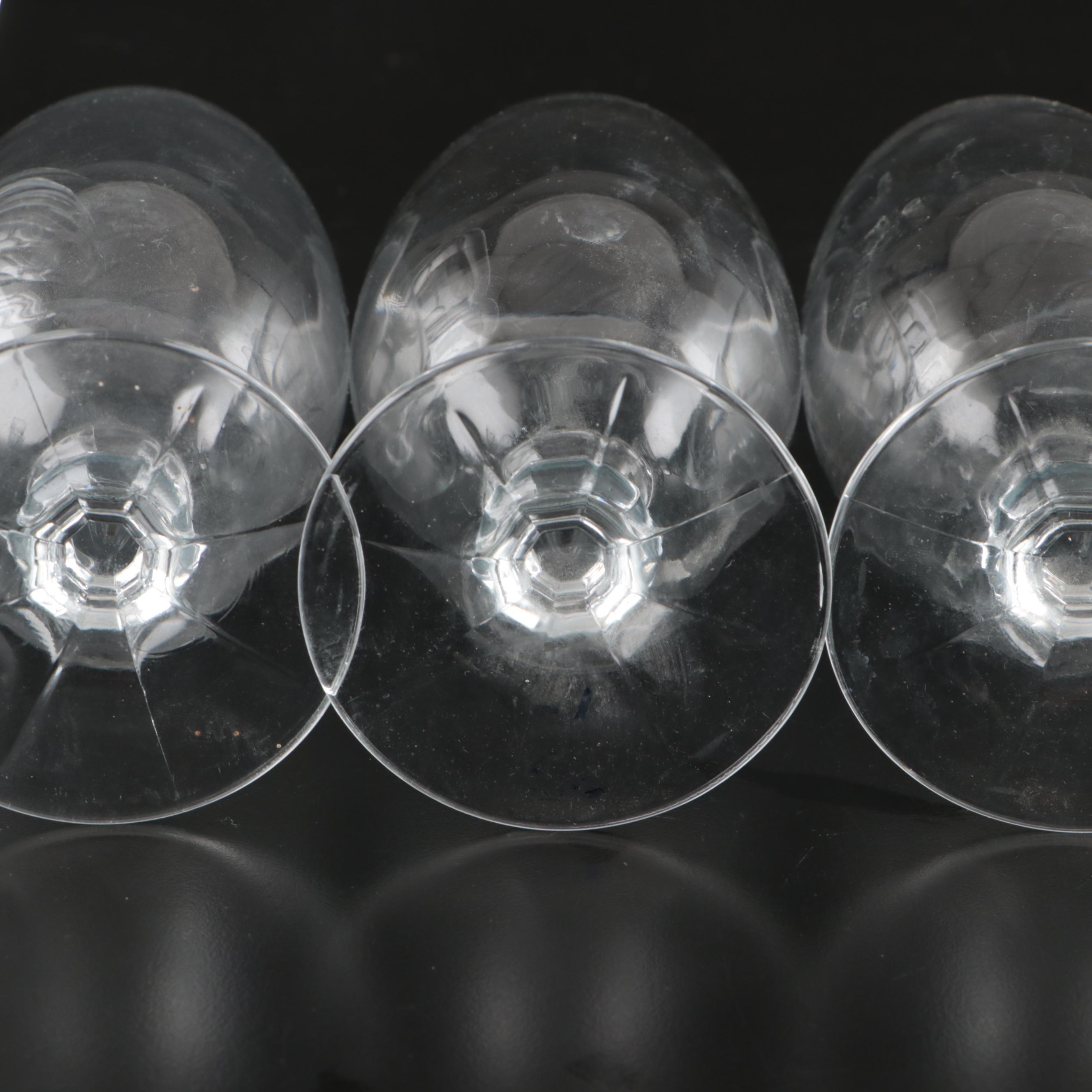 Hurricane Glasses with Other Glass Iced Tea and Goblets