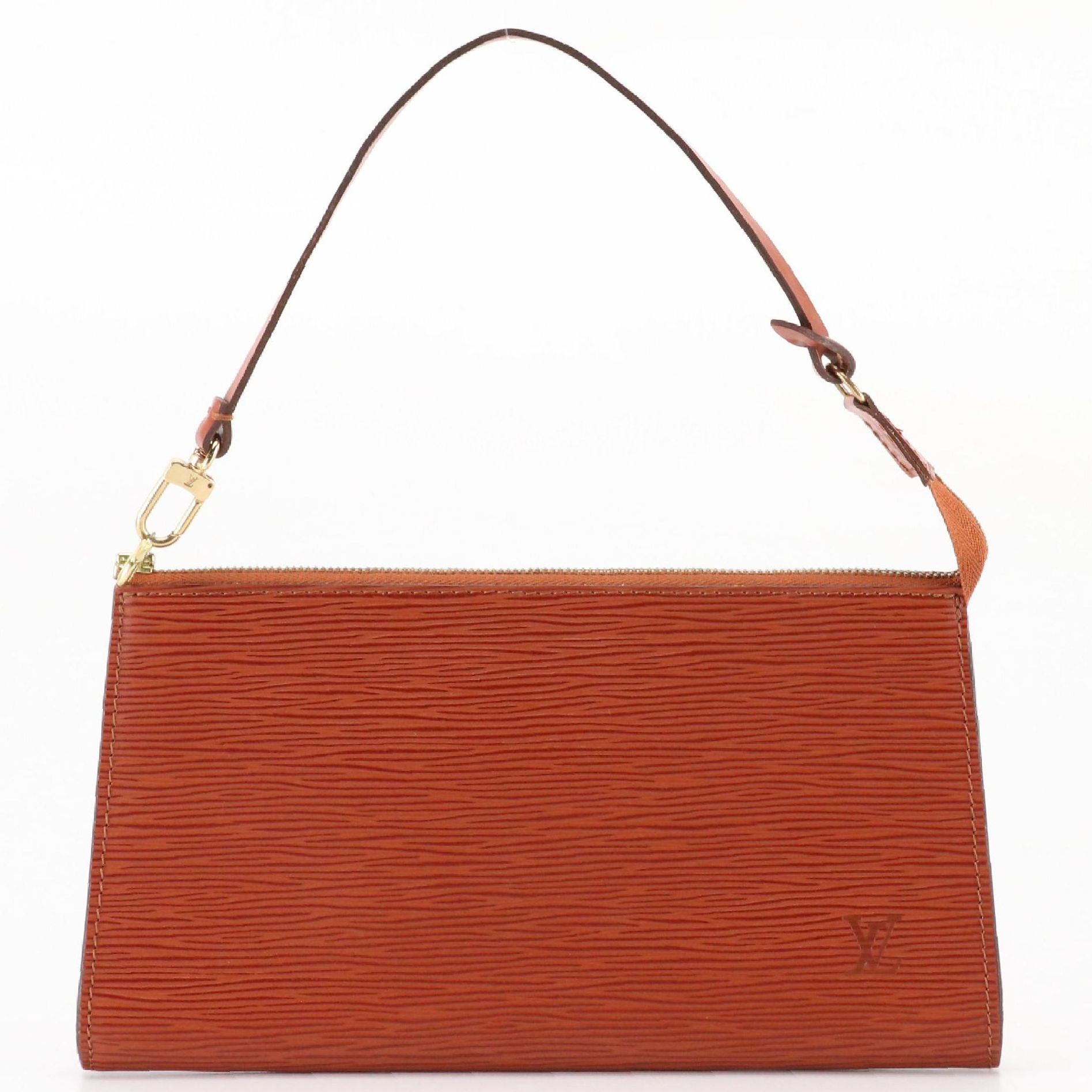 Louis Vuitton Pochette Accessoires 24 in Kenyan Fawn Epi Leather