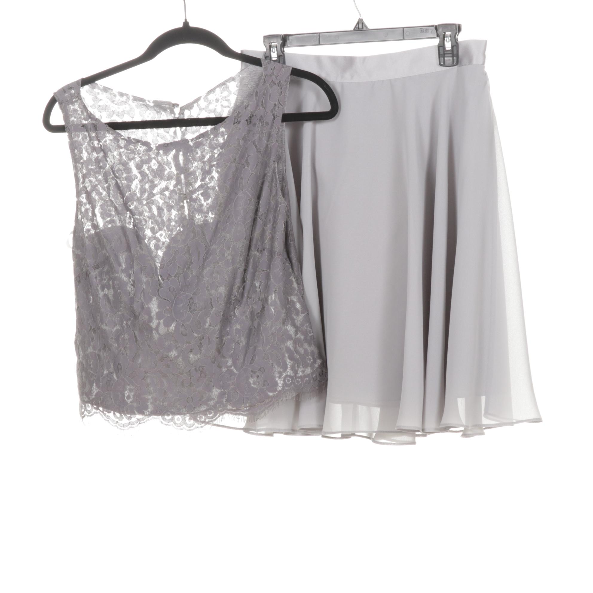 Patchouli From Nature Silk Beaded Dress with More Lace & Sequin Cocktail Dresses