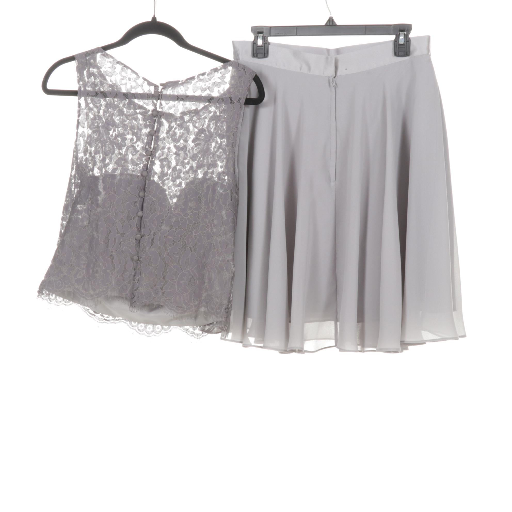 Patchouli From Nature Silk Beaded Dress with More Lace & Sequin Cocktail Dresses