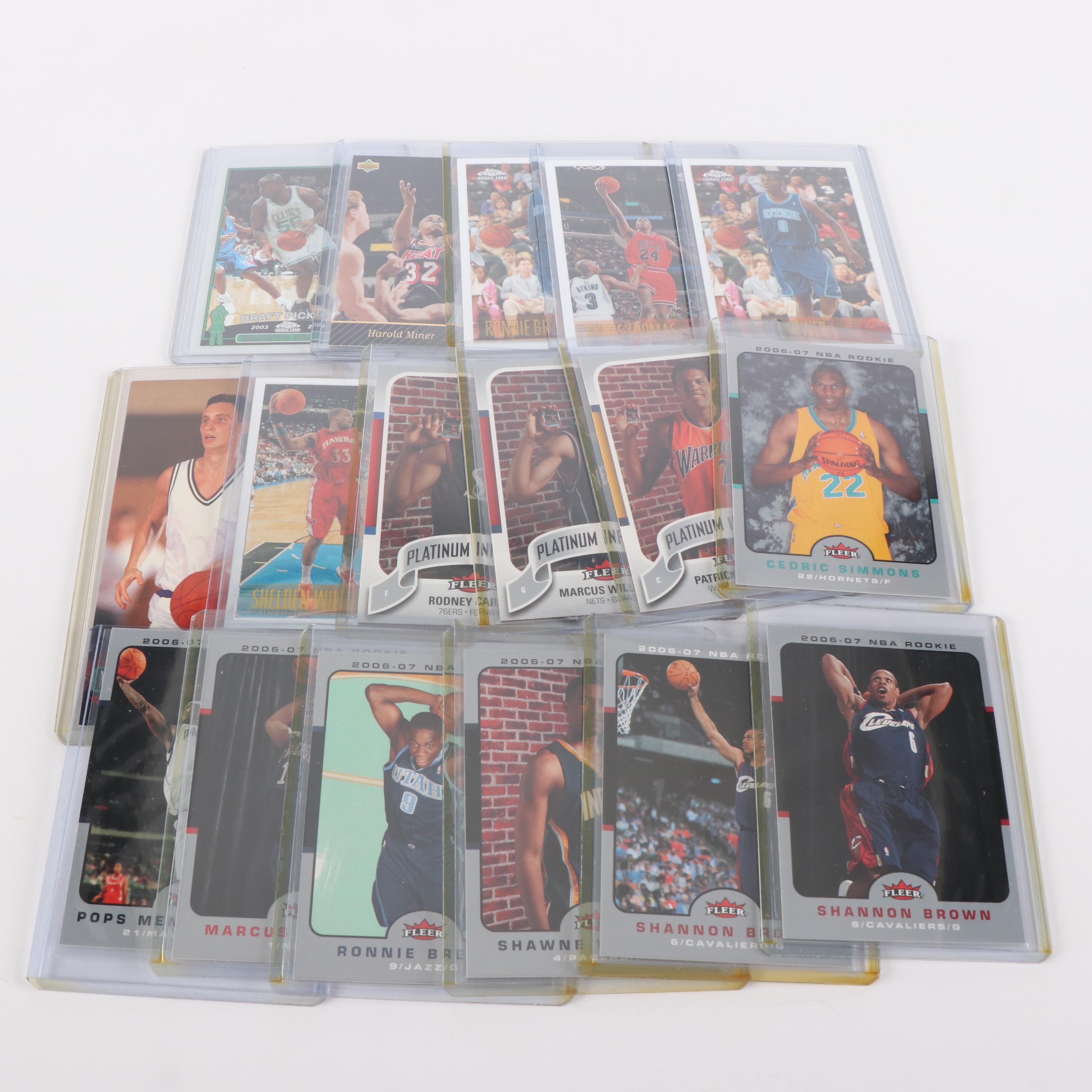 Modern Basketball Lot with Graded Shaq, Carter, Garnet Rookie, and Jordan