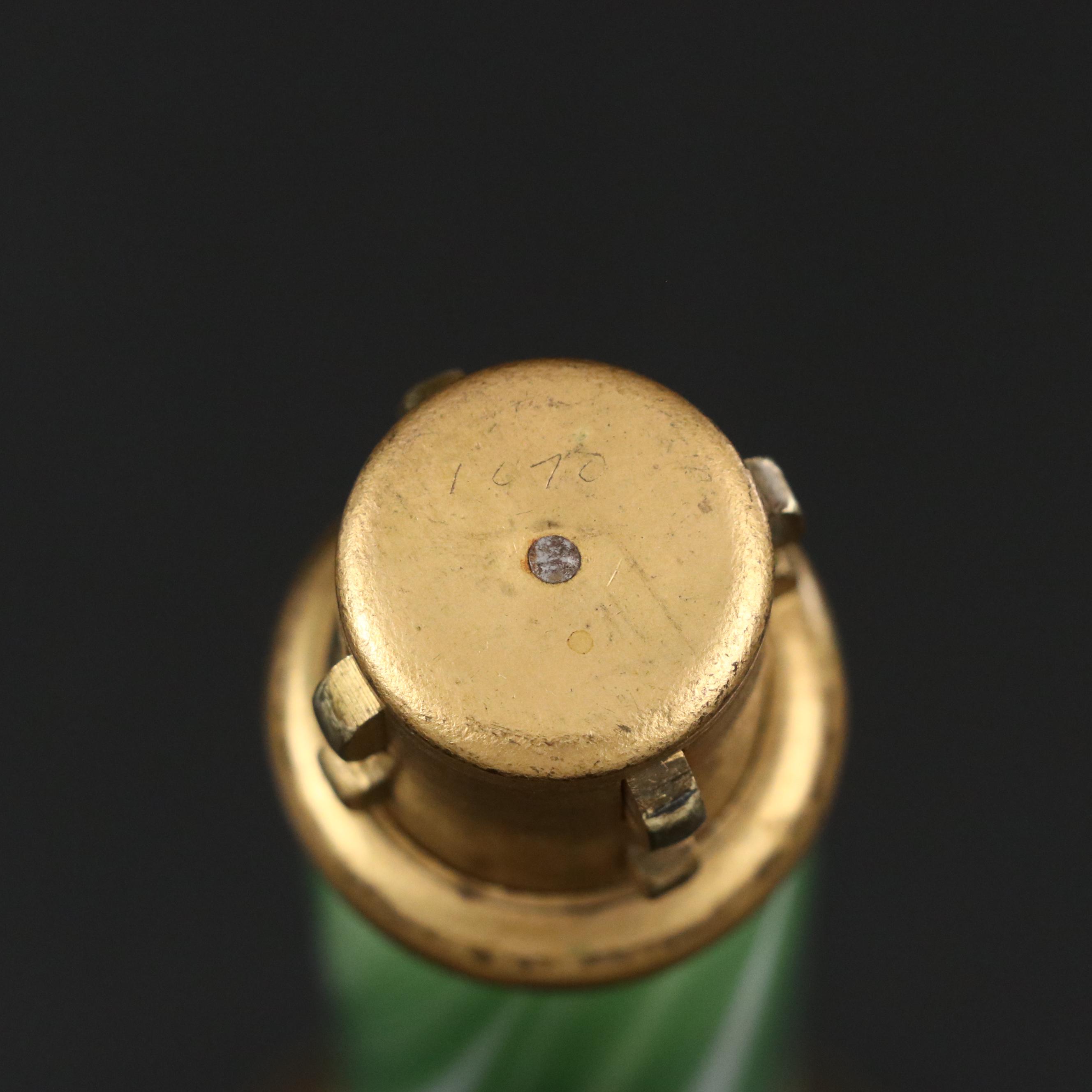 Louis Comfort Tiffany Favrile Art Glass Candlestick Lamp, Early 20th Century