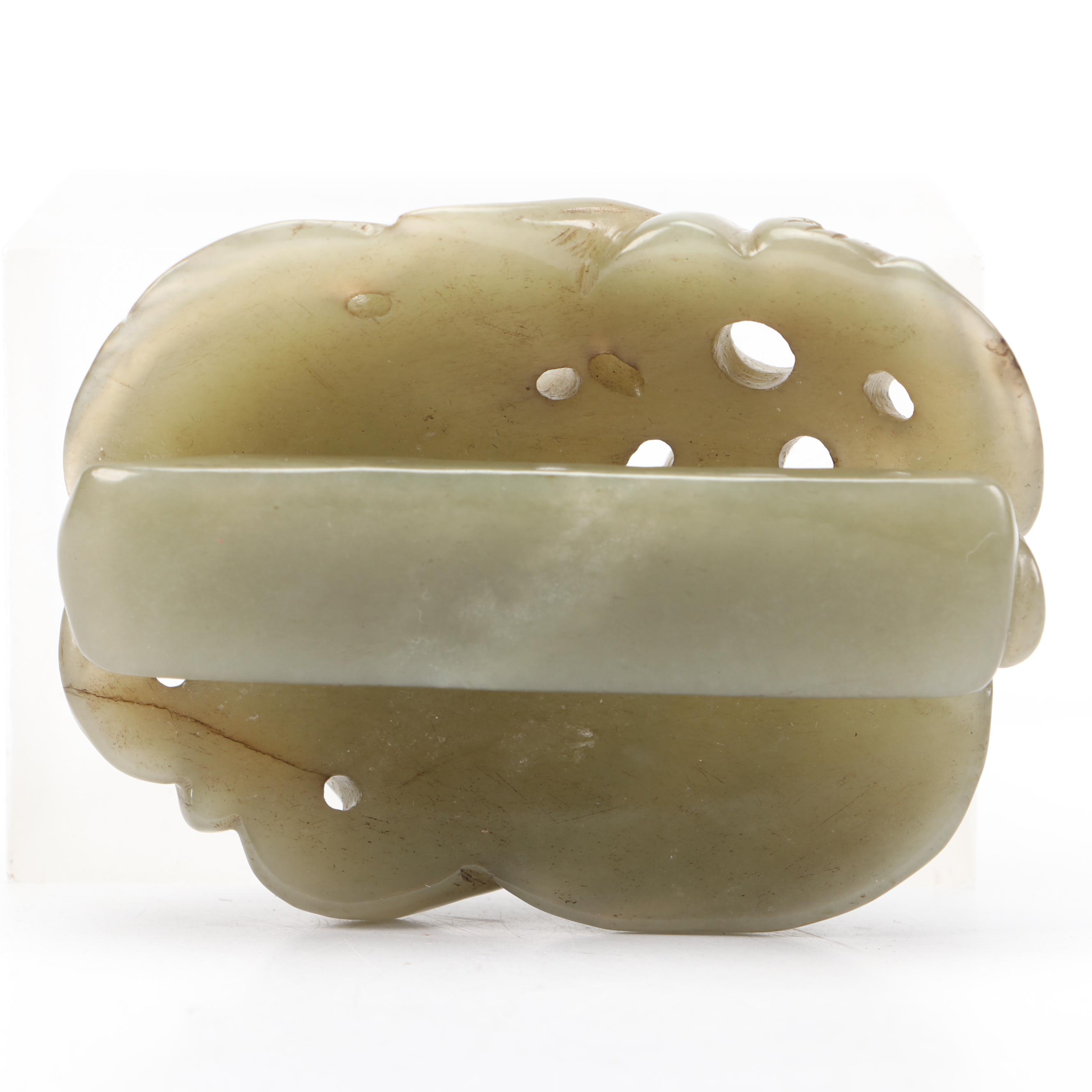 Chinese Carved Nephrite Buckle