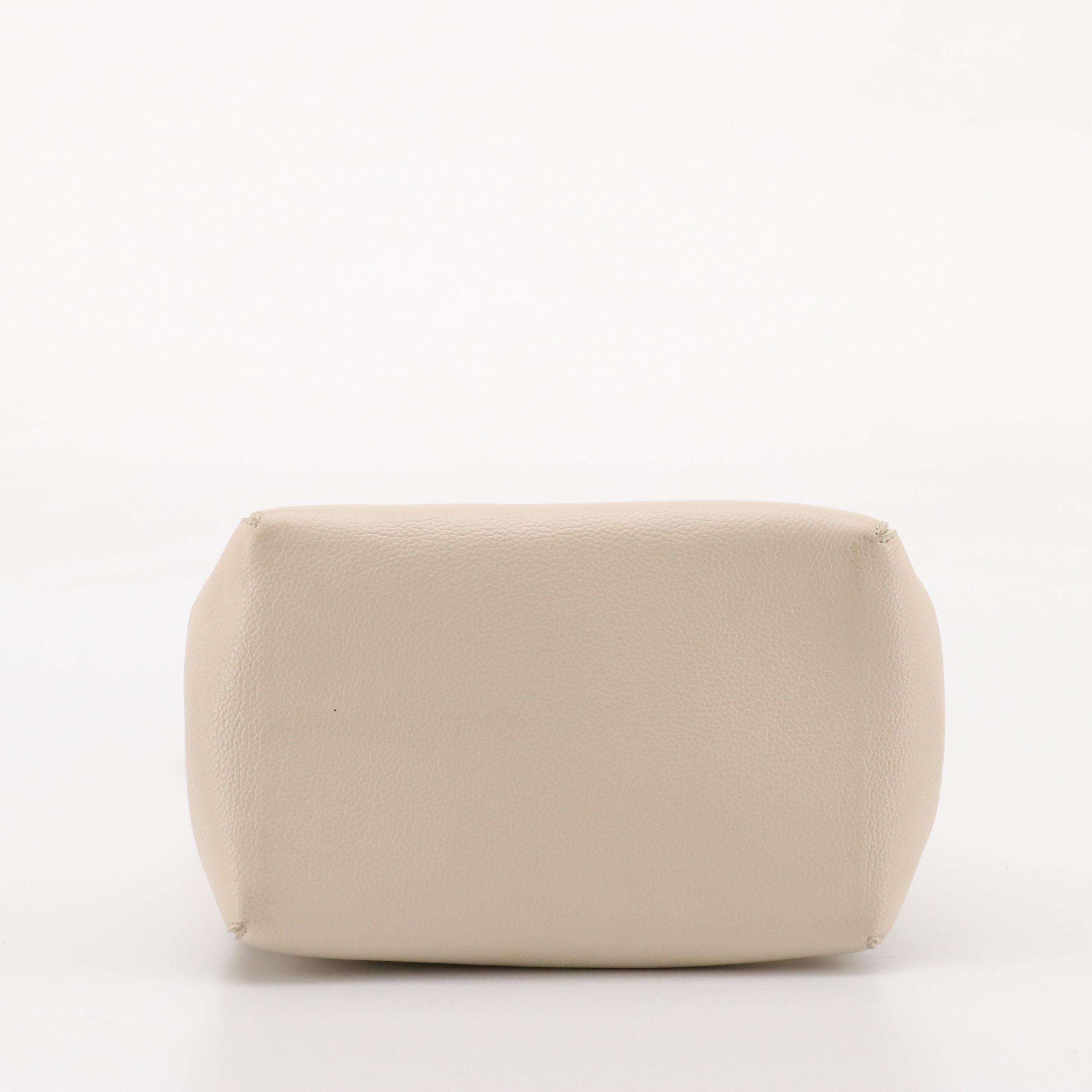 See by Chloé Maddy Two-Way Bucket Bag in Cement Beige Pebble Grained Leather