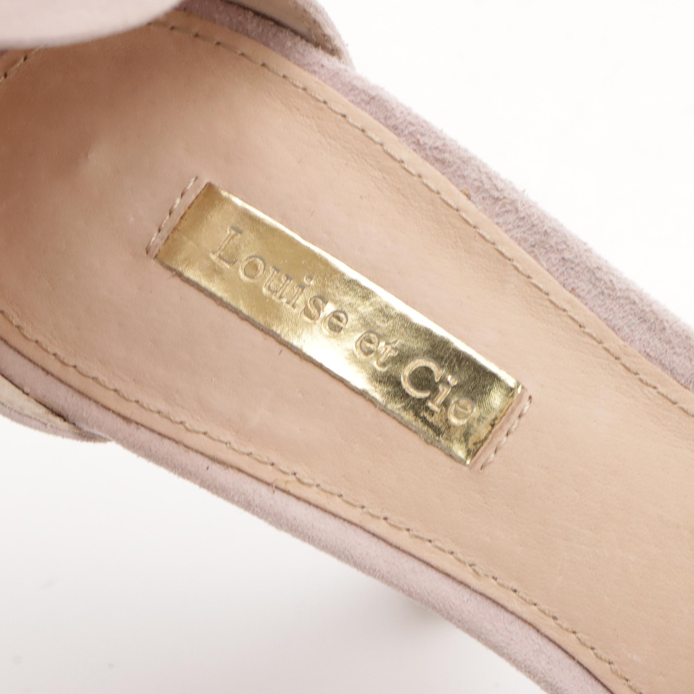 Louise Et Cie Kenbeck Lavender Leather Sandals with More High Heeled Shoes