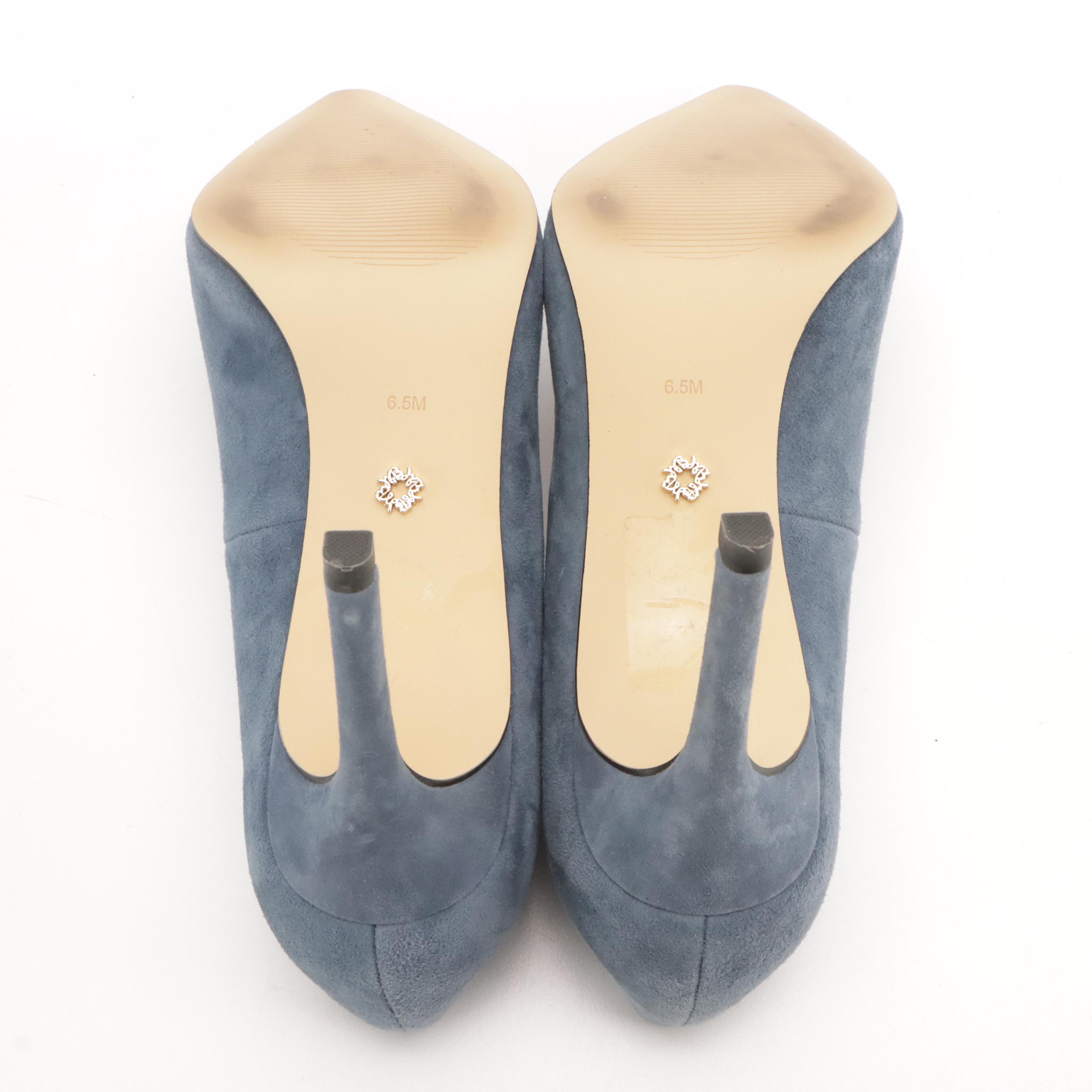 Louise Et Cie Kenbeck Lavender Leather Sandals with More High Heeled Shoes