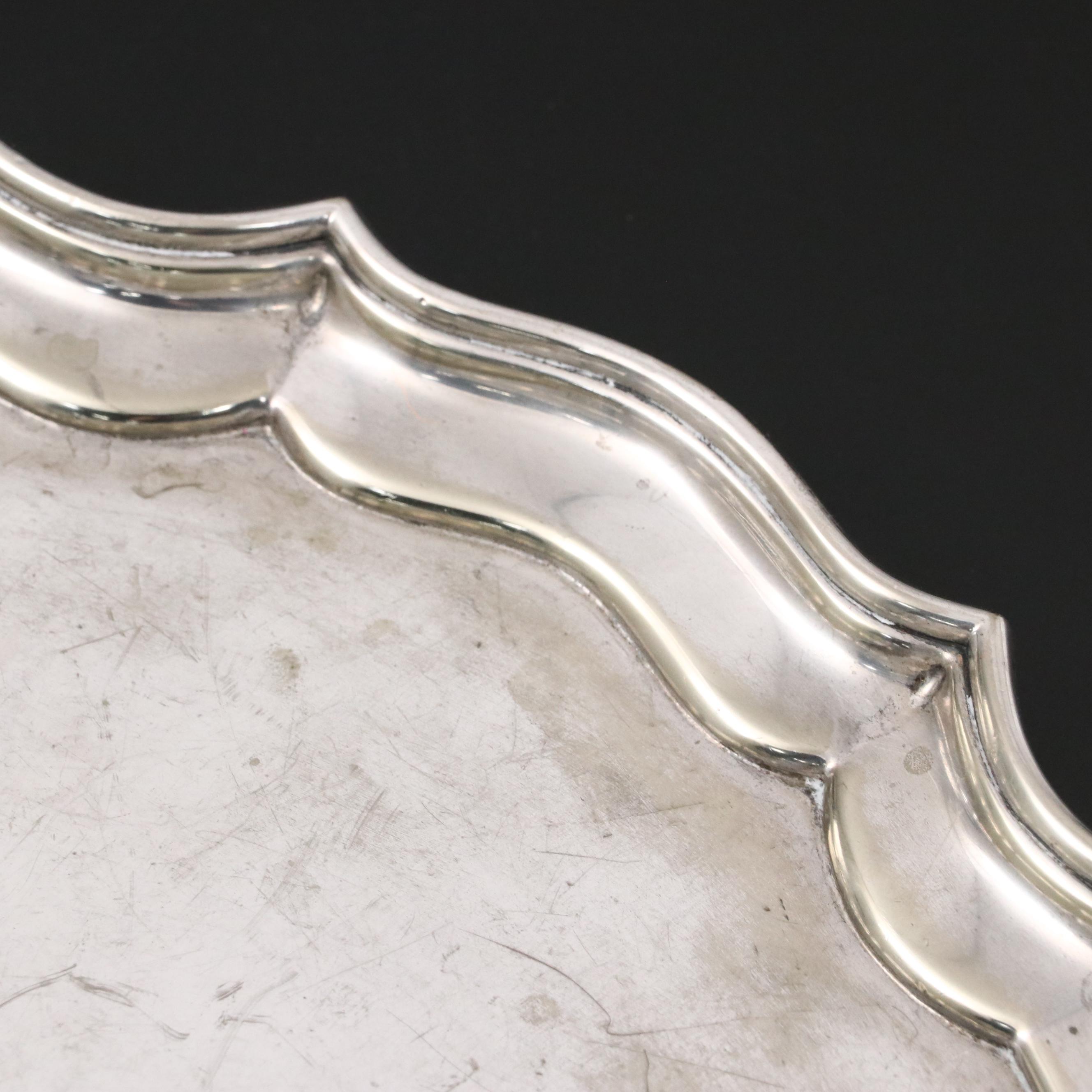 Antique Lawrence B. Smith & J. B. Chatterley Silver Plate Trays