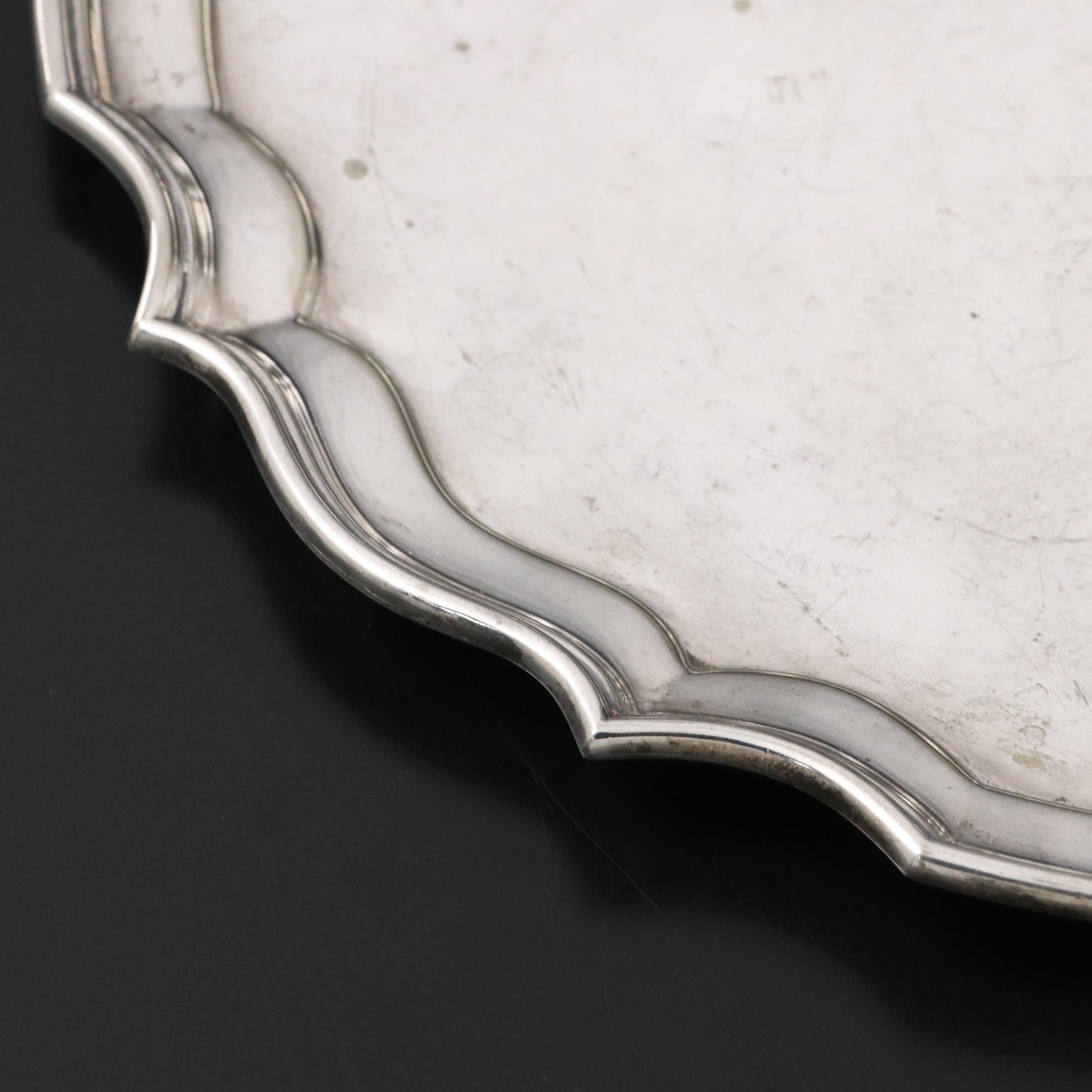 Antique Lawrence B. Smith & J. B. Chatterley Silver Plate Trays