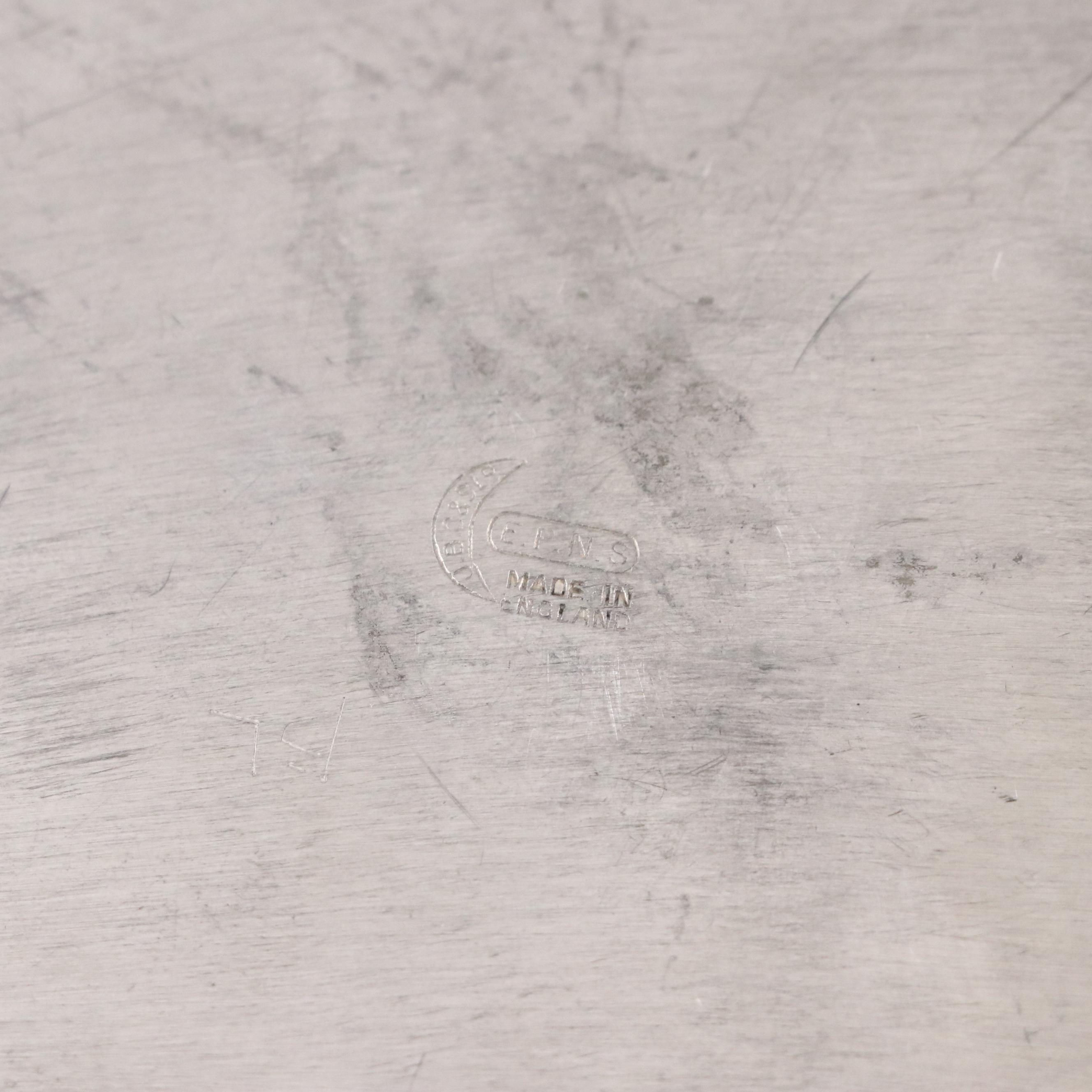 Antique Lawrence B. Smith & J. B. Chatterley Silver Plate Trays