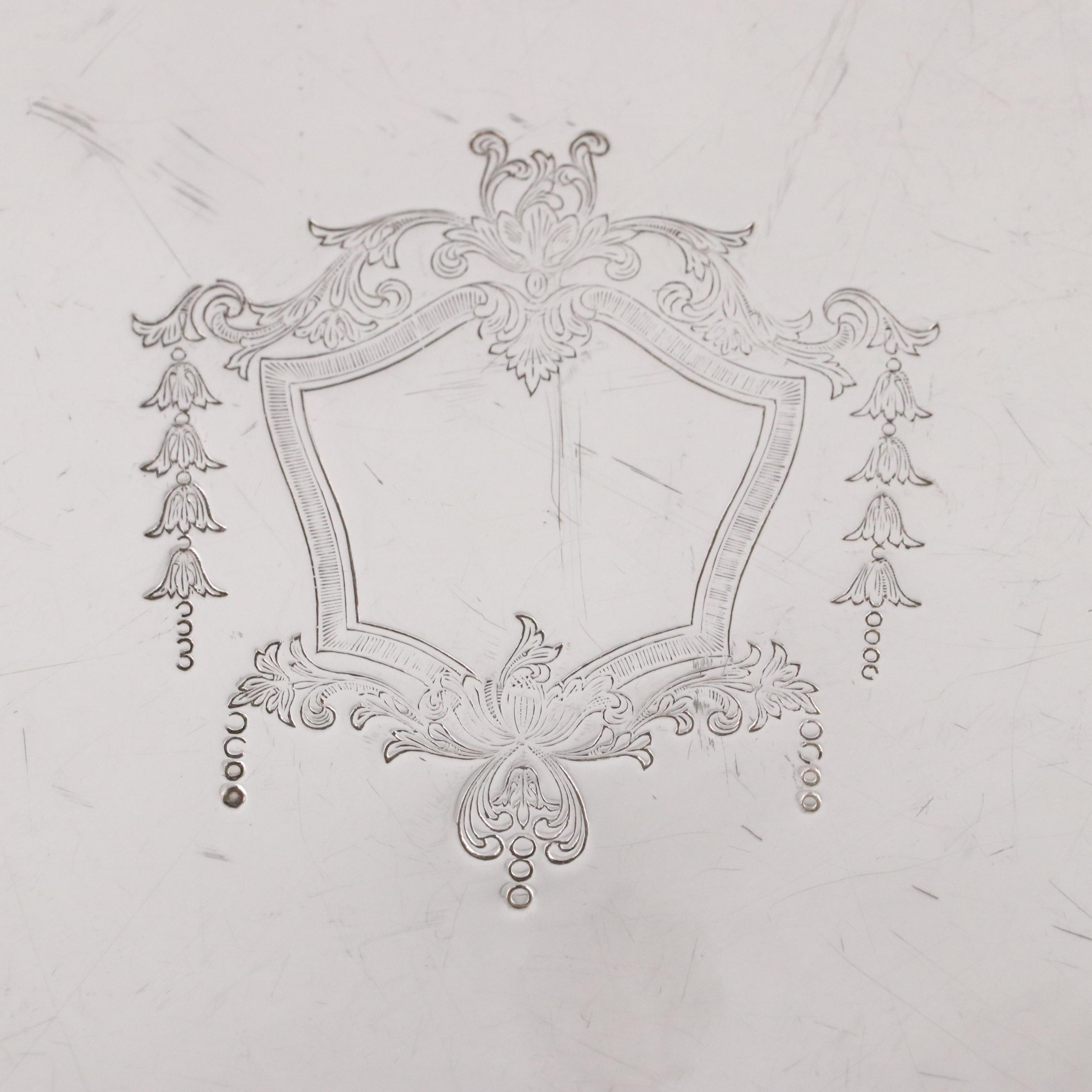 Antique Lawrence B. Smith & J. B. Chatterley Silver Plate Trays