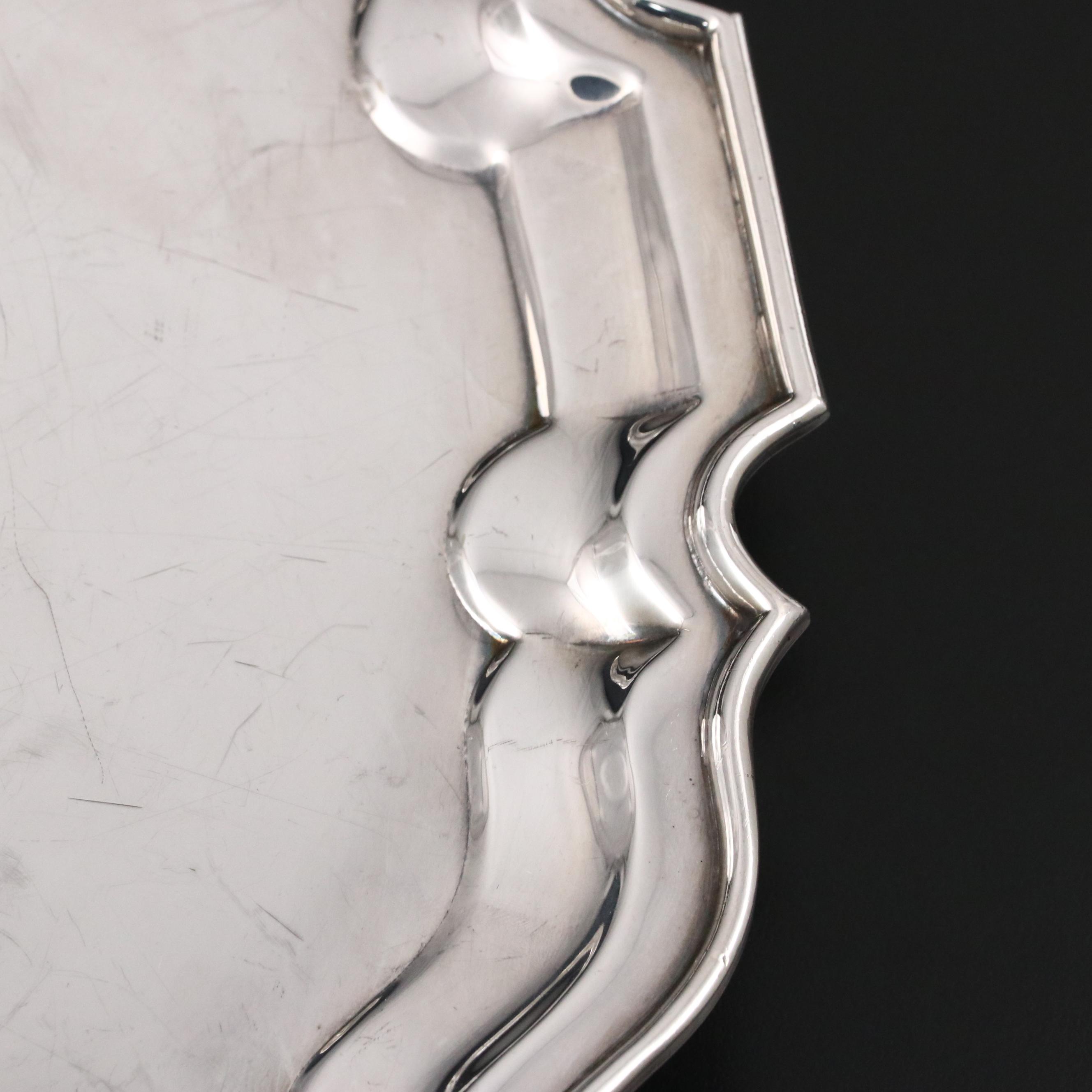 Antique Lawrence B. Smith & J. B. Chatterley Silver Plate Trays