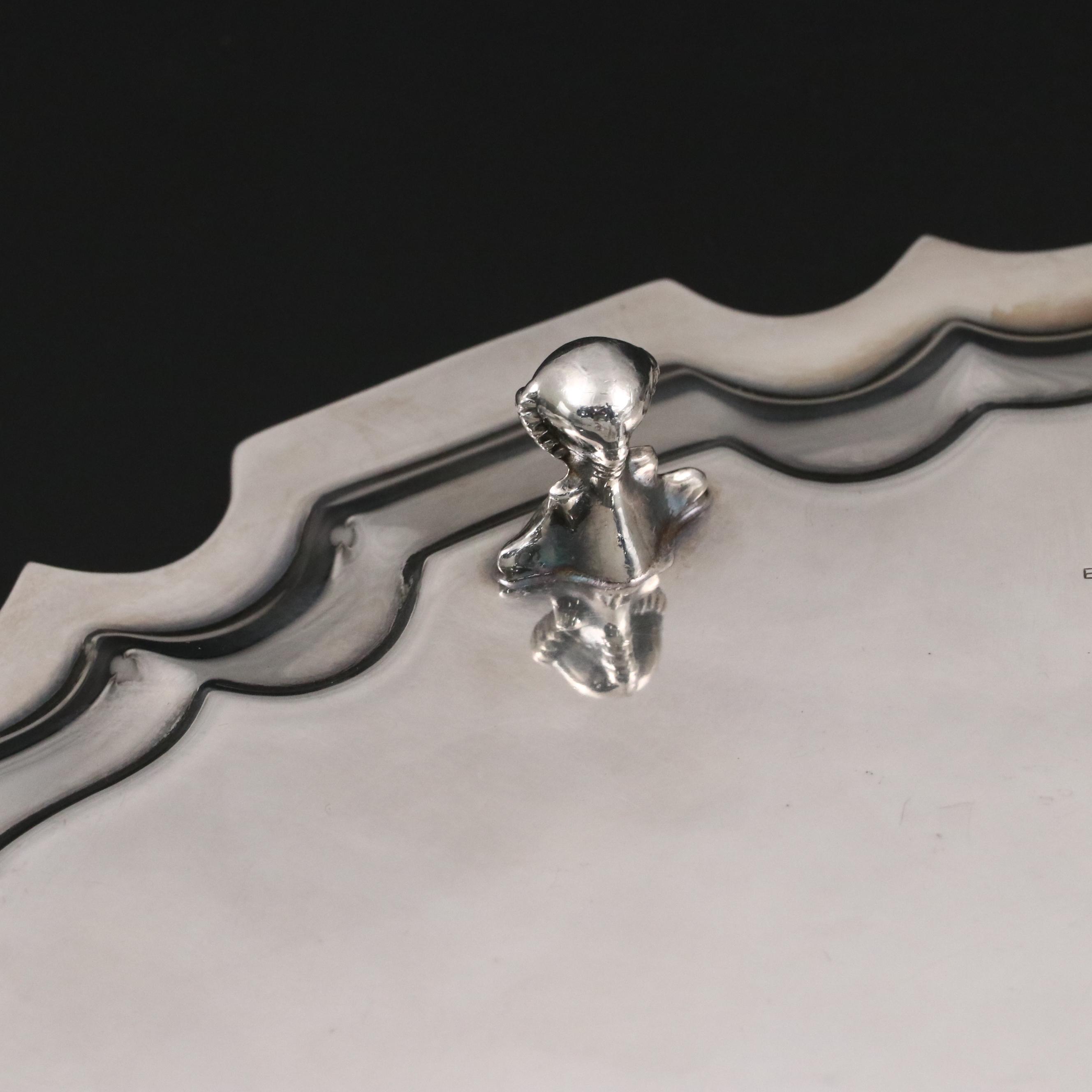 Antique Lawrence B. Smith & J. B. Chatterley Silver Plate Trays