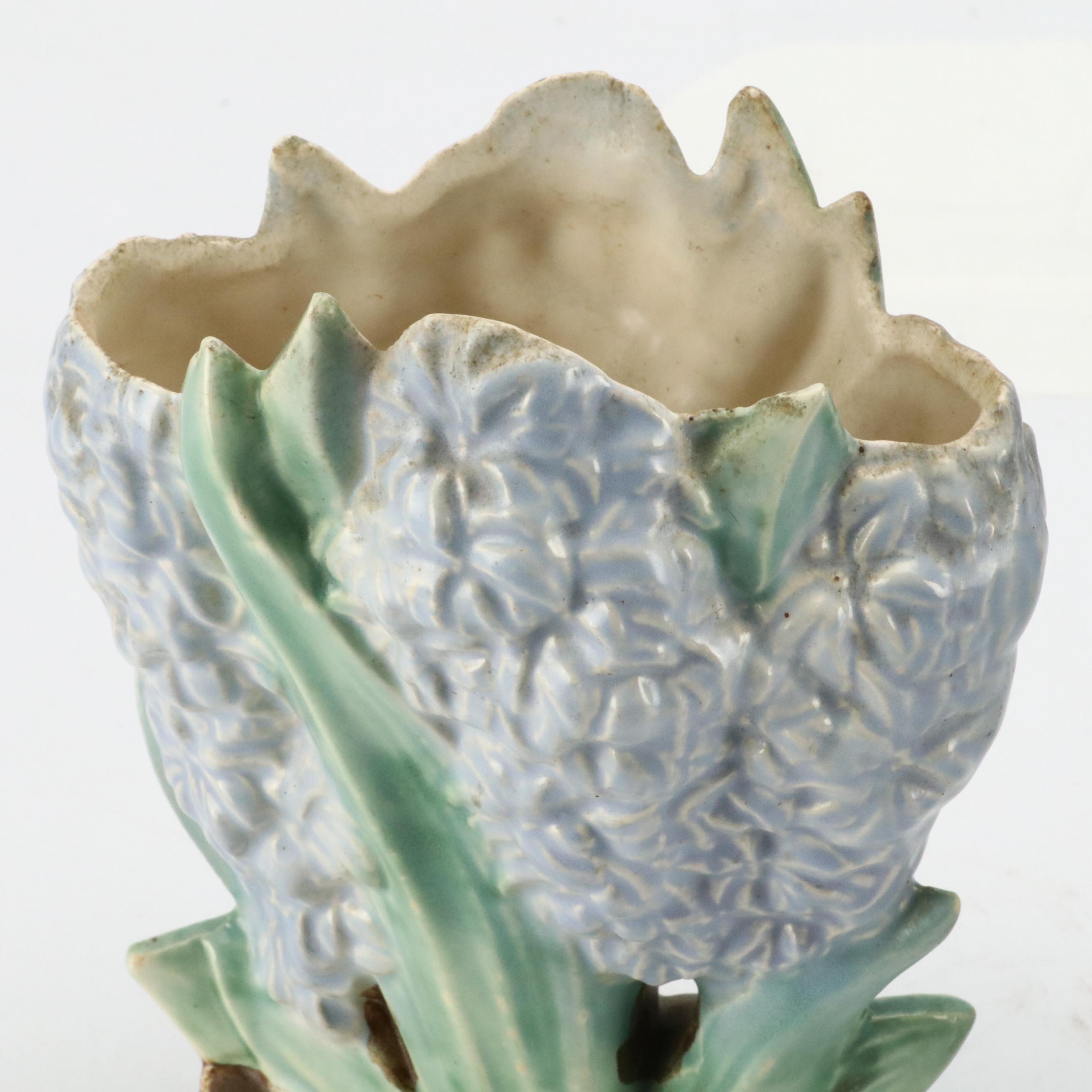 McCoy Ceramic Vase with Ceramic Ewer and Ceramic Candle Holders