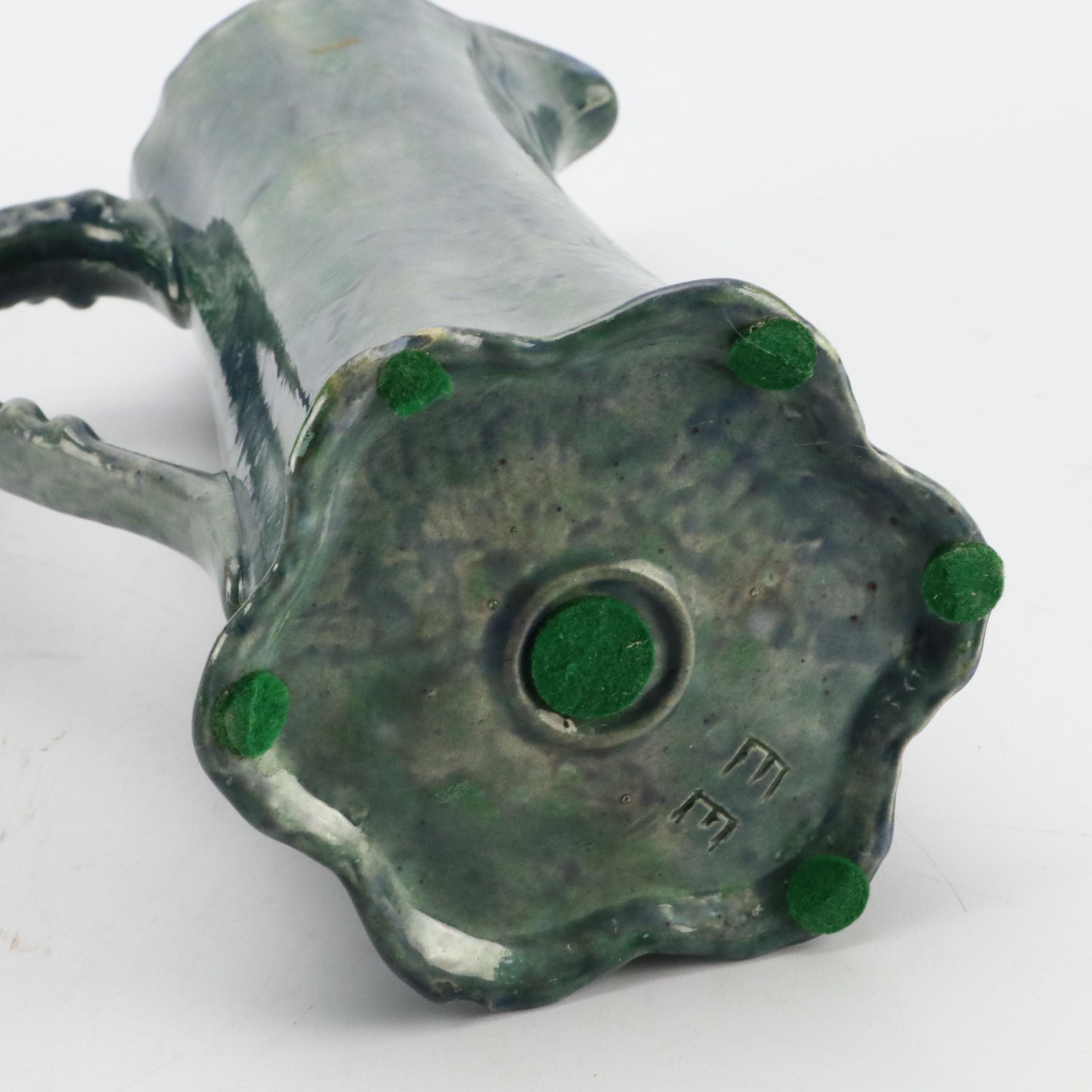 McCoy Ceramic Vase with Ceramic Ewer and Ceramic Candle Holders