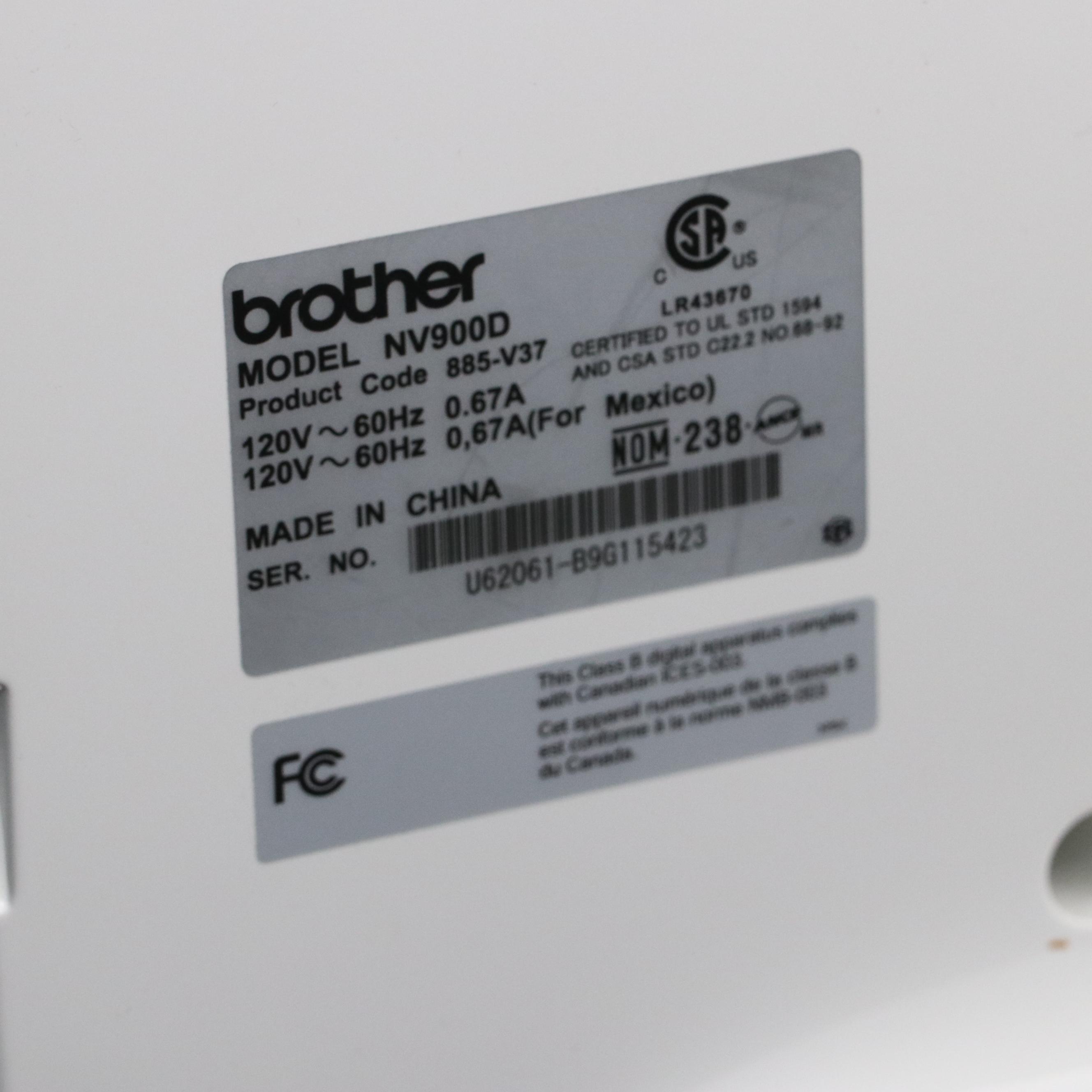 Brother Innov-is 900D Embroidery Machine