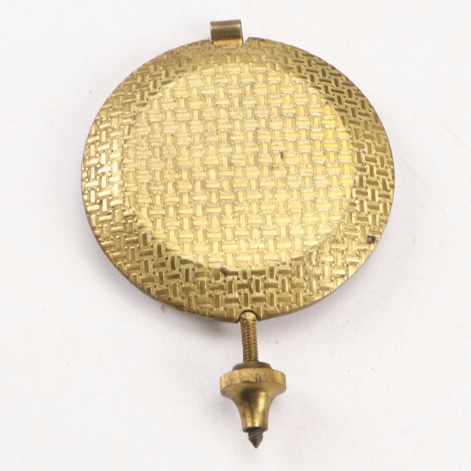 Carved Wooden Wall Clock