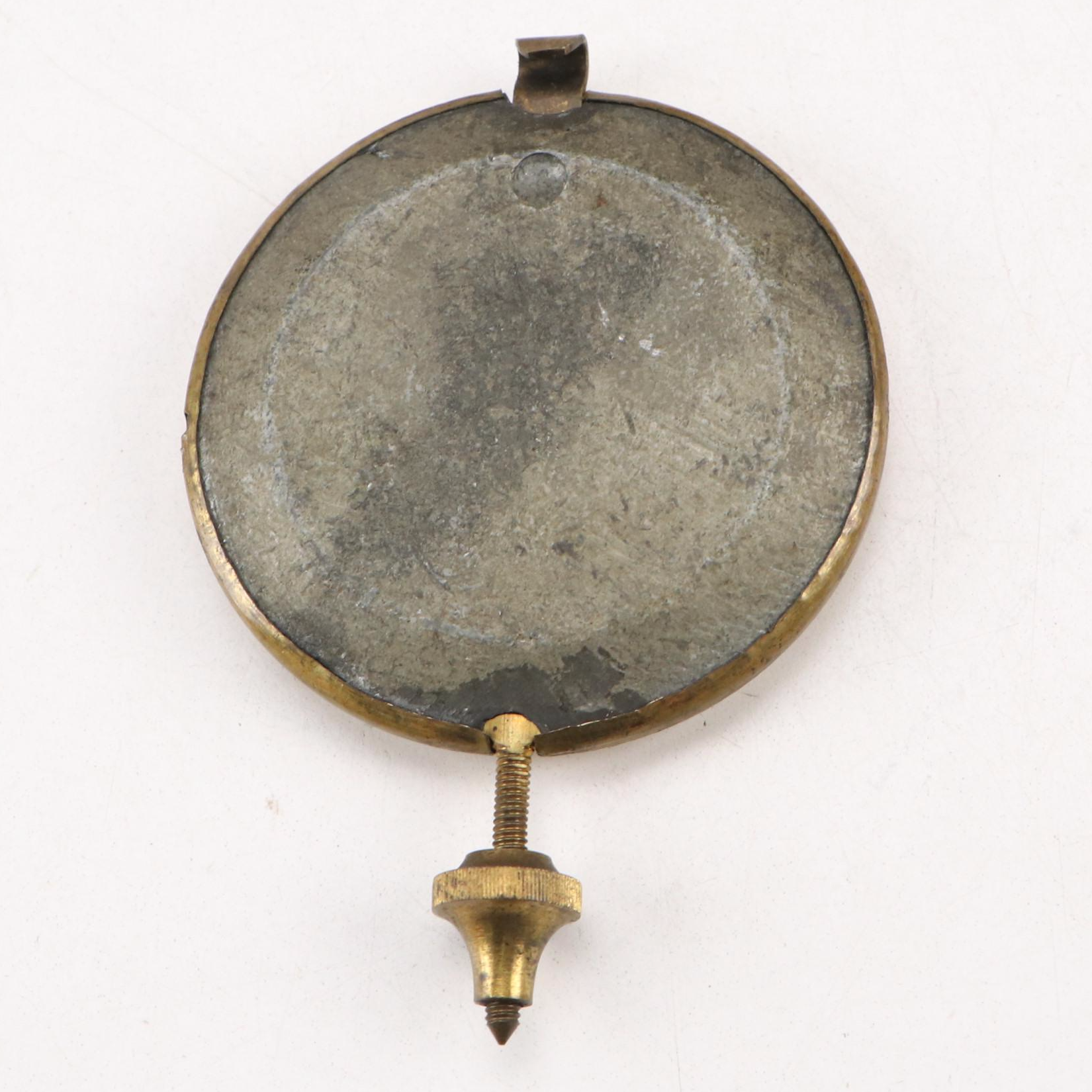 Carved Wooden Wall Clock