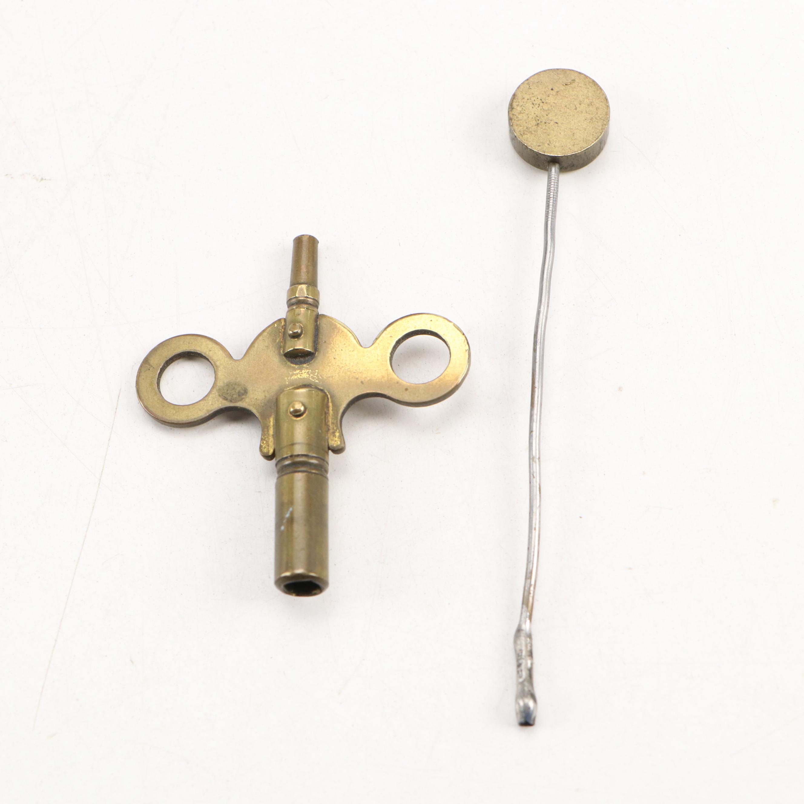 Carved Wooden Wall Clock