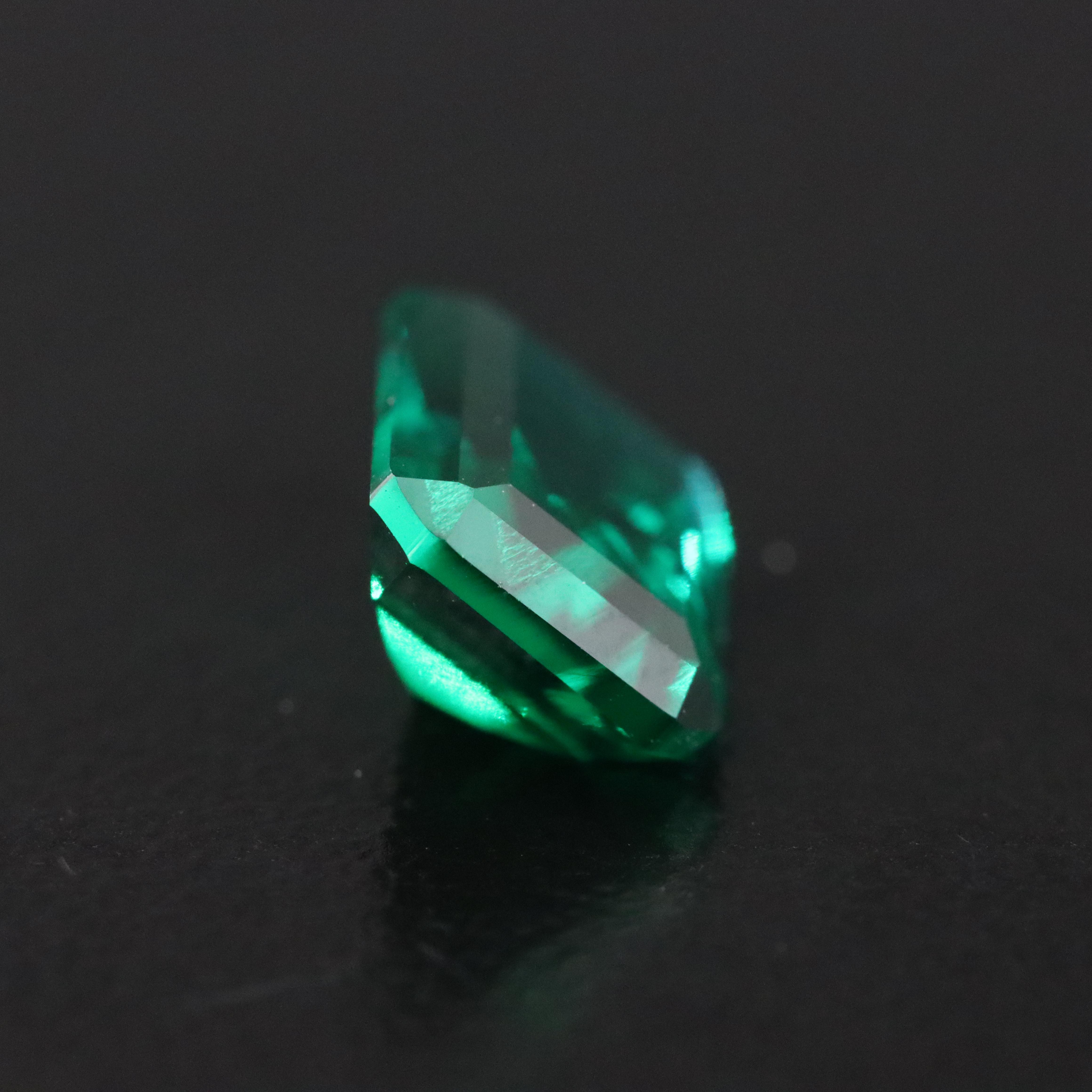 Loose 2.13 CT Lab Grown Emerald