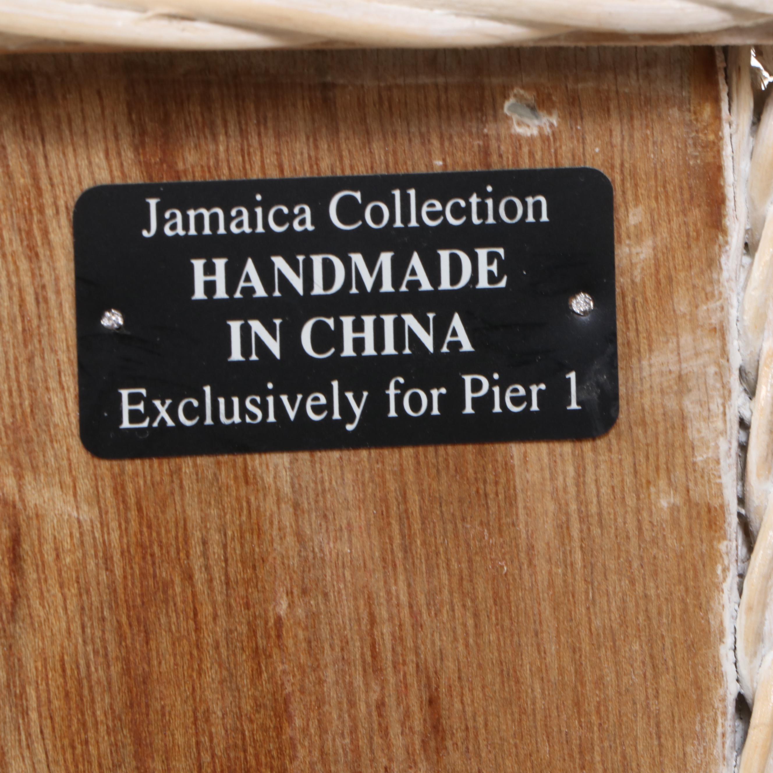 Pier 1 "Jamaica Collection" Wicker Dresser with Mirror and Armoire