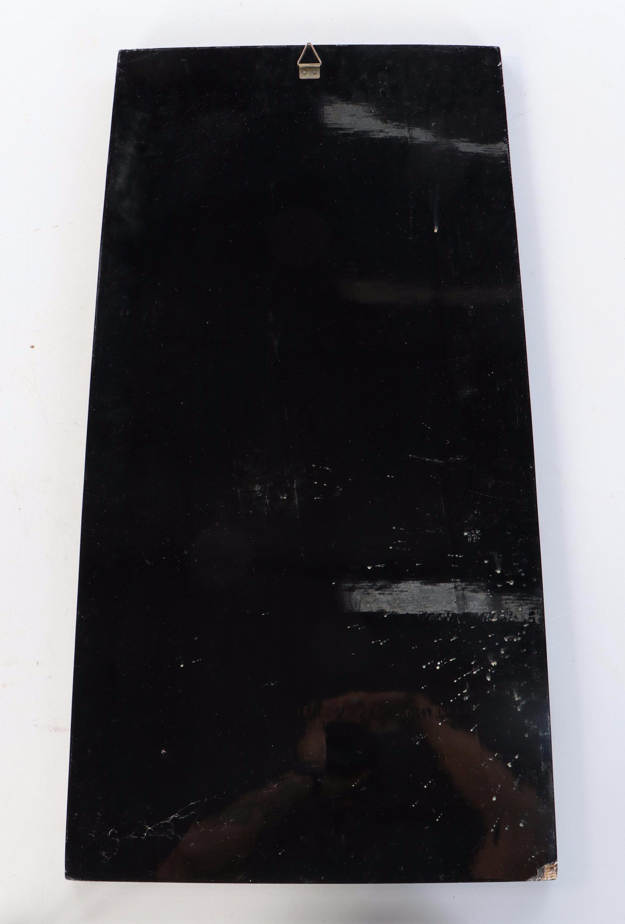 Chinese Wall Lacquerware Plaques with Abalone Shell Inlay